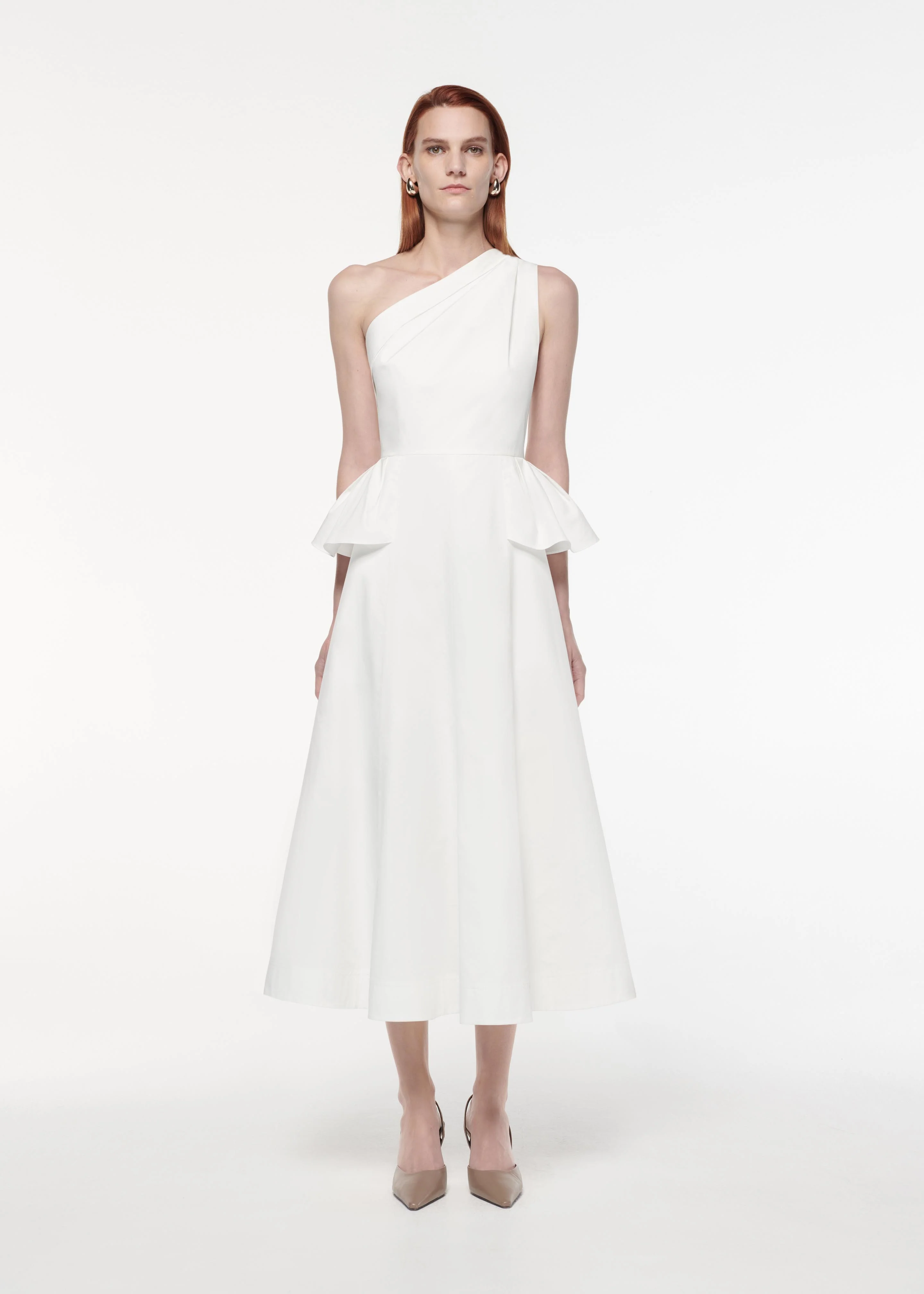 Asymmetric Hip Detail Dress