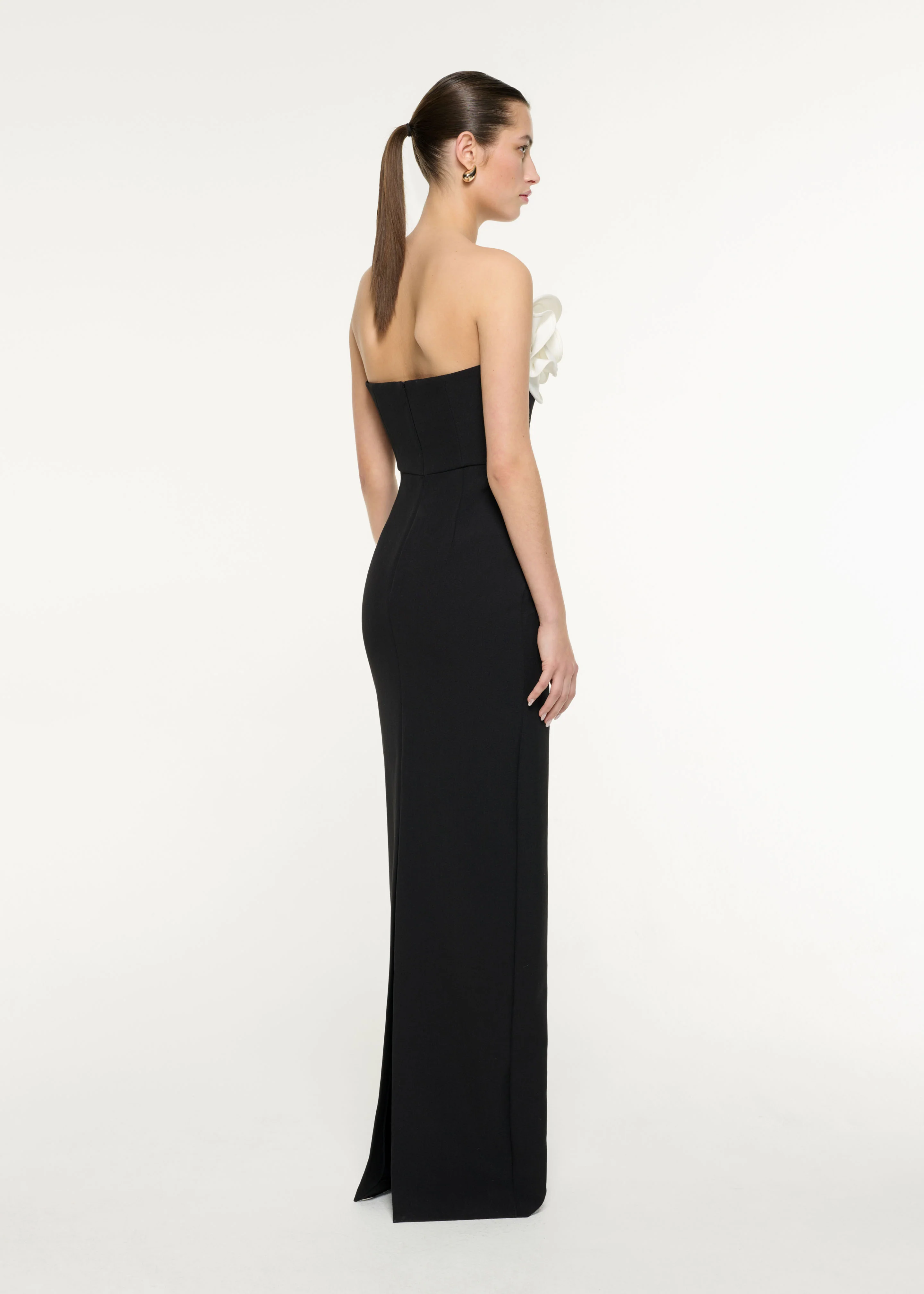 Flower Drape Gown - Image 3
