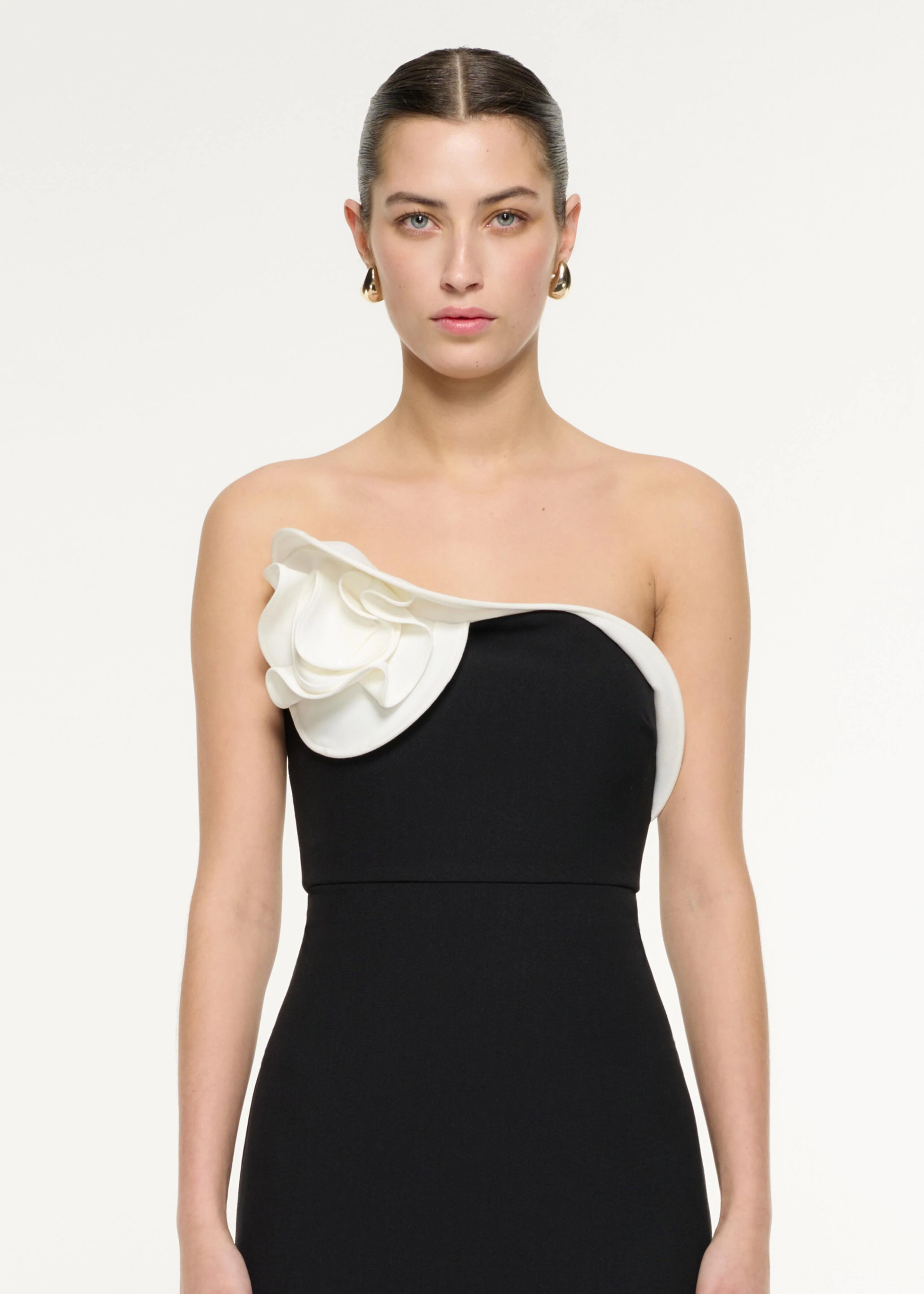 Flower Drape Gown - Image 4