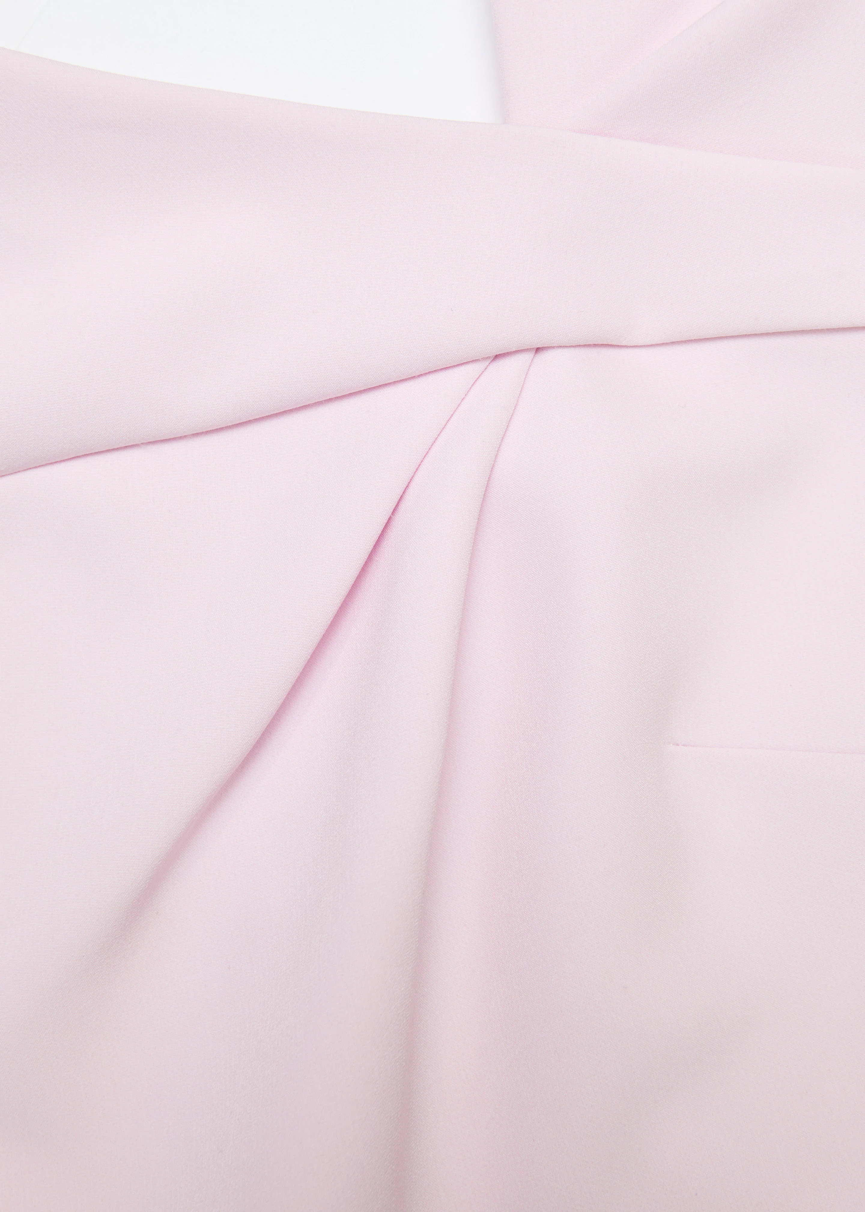 Asymmetric Twist Drape Midi Dress - Image 5