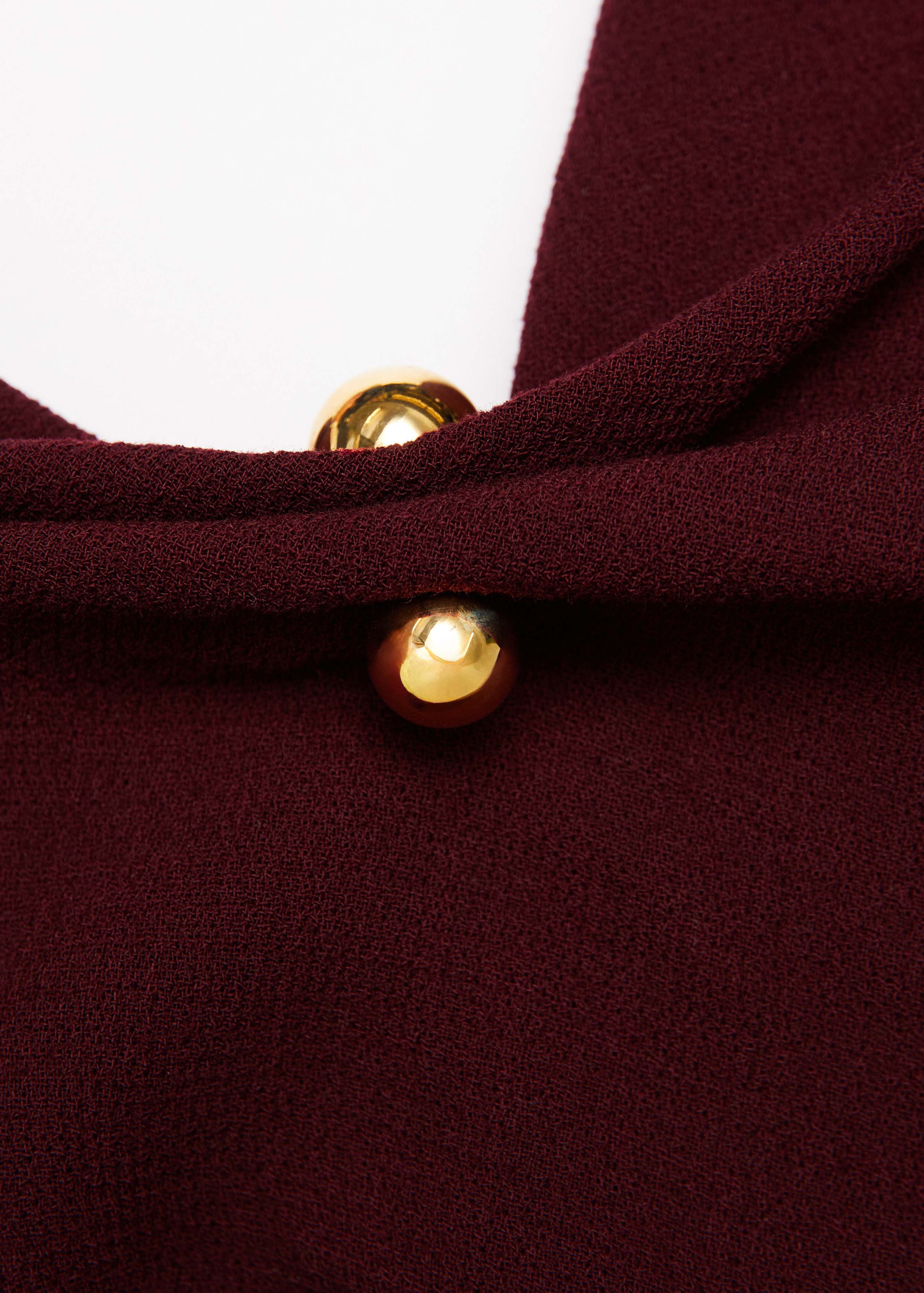 Asymmetrical Draped Neck Belted Wool Dress - Image 5
