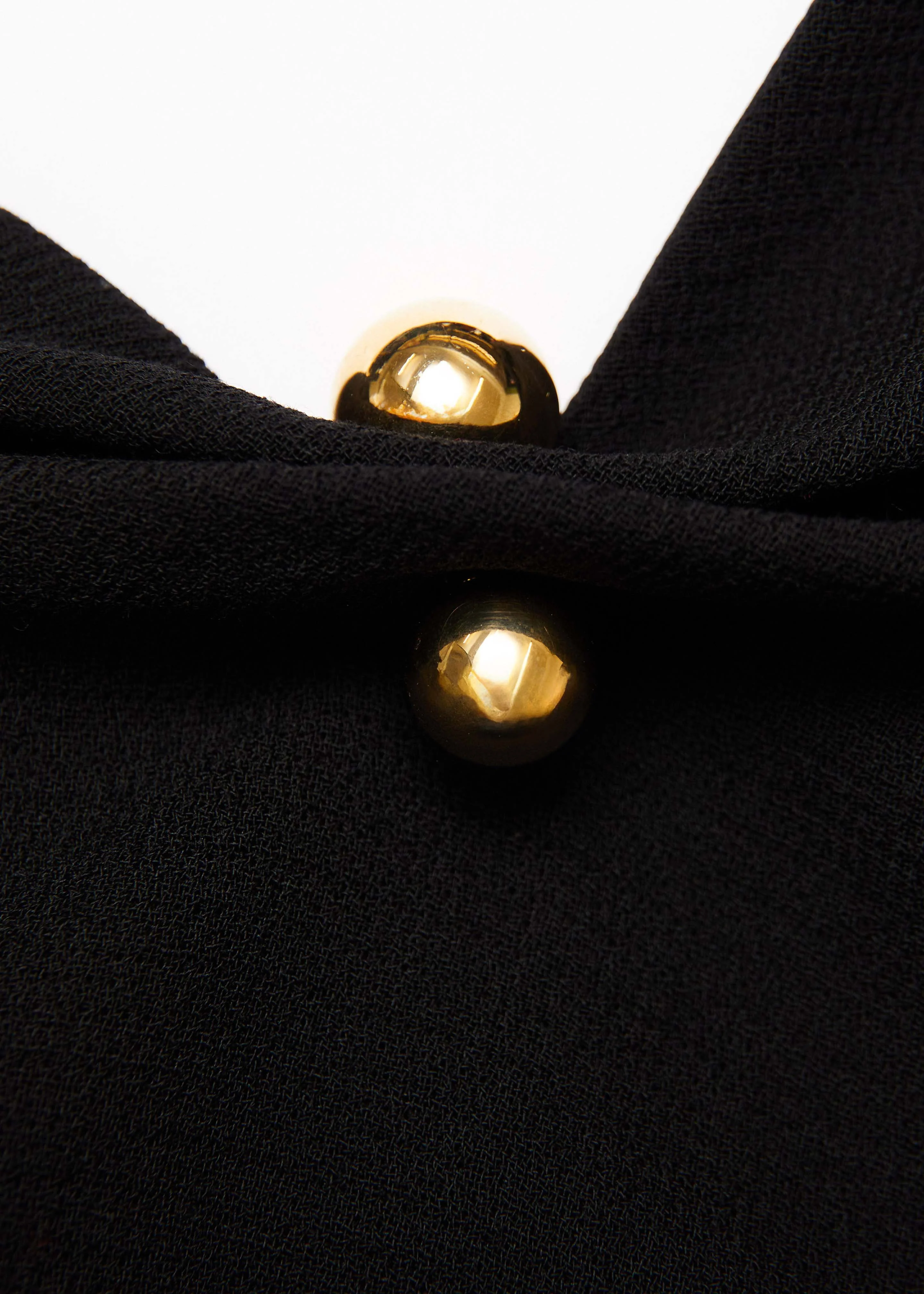 Asymmetrical Draped Neck Wool Top - Image 5