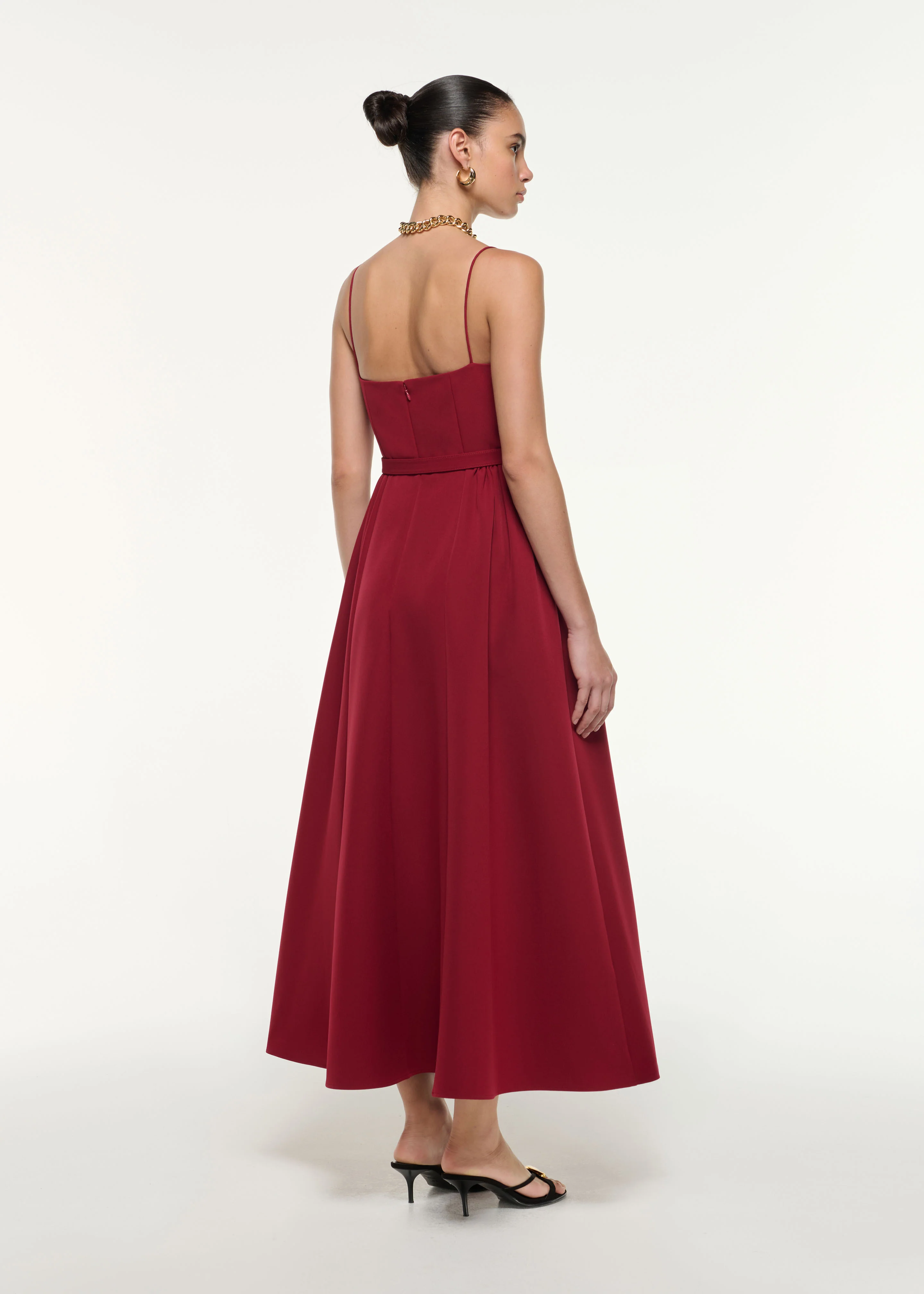 Belted Maxi Dress - Image 3