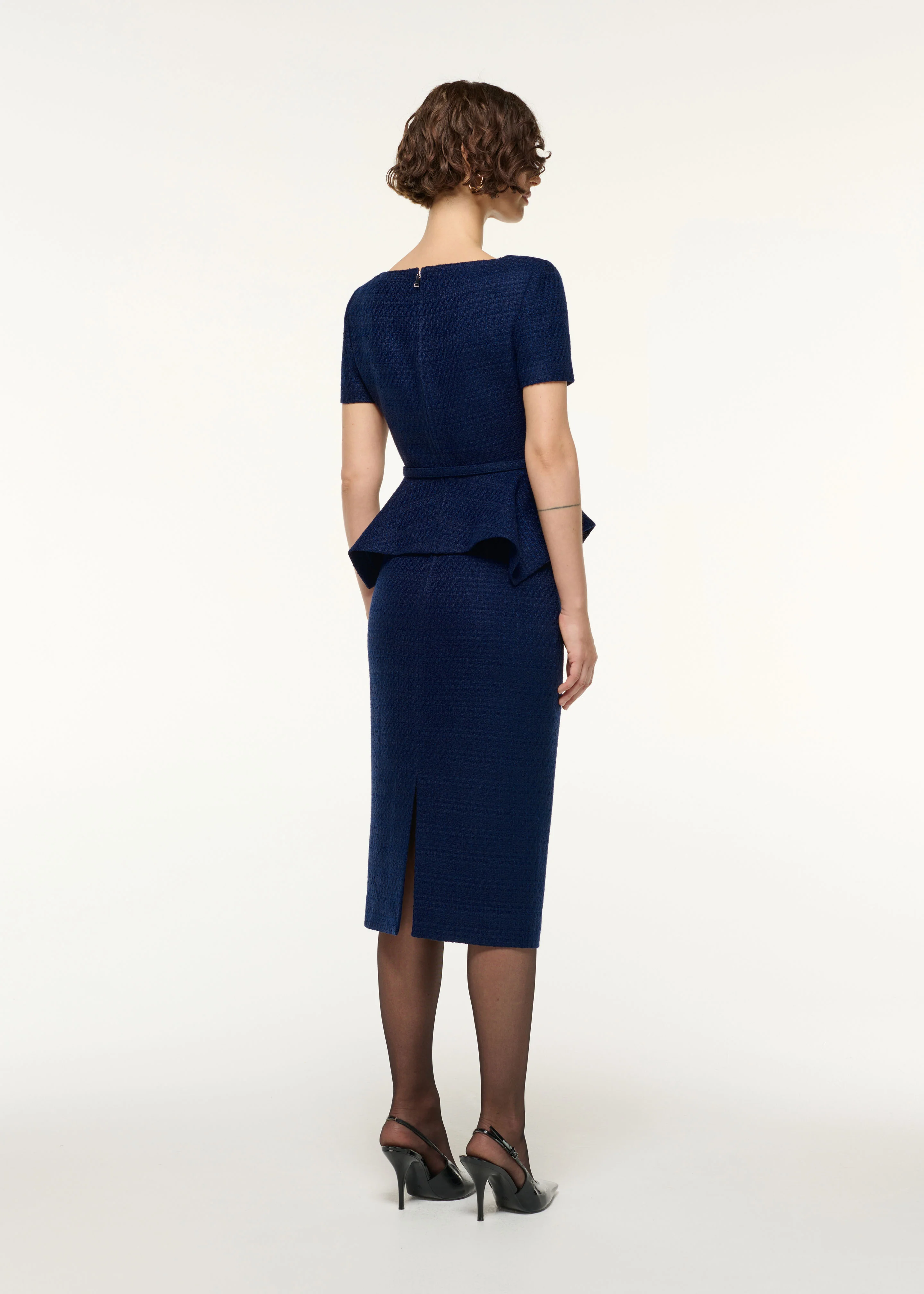 Boucle Column Midi Skirt - Image 3