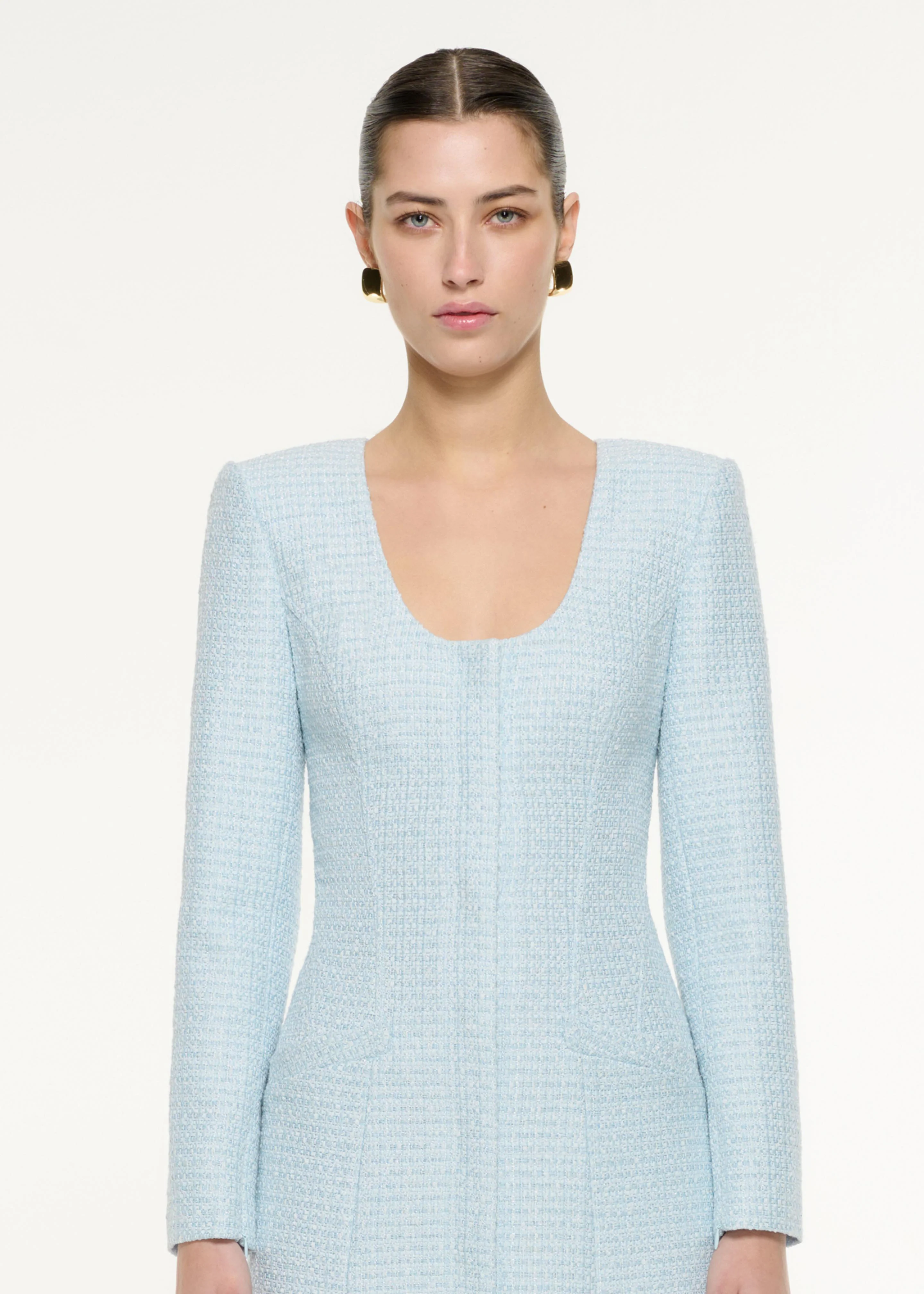 Boucle Midi Dress - Image 4