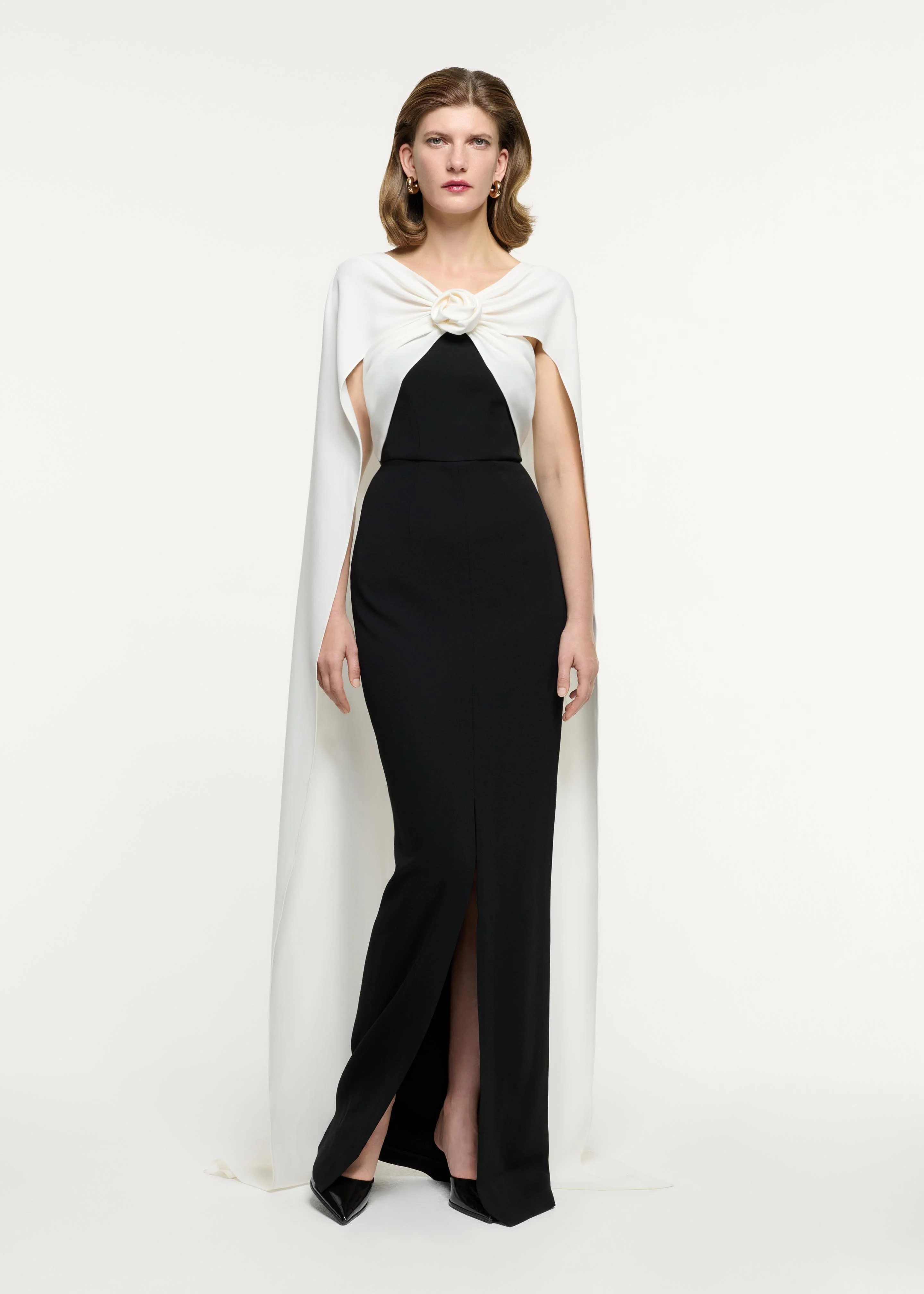 Cape Flower Cady Gown