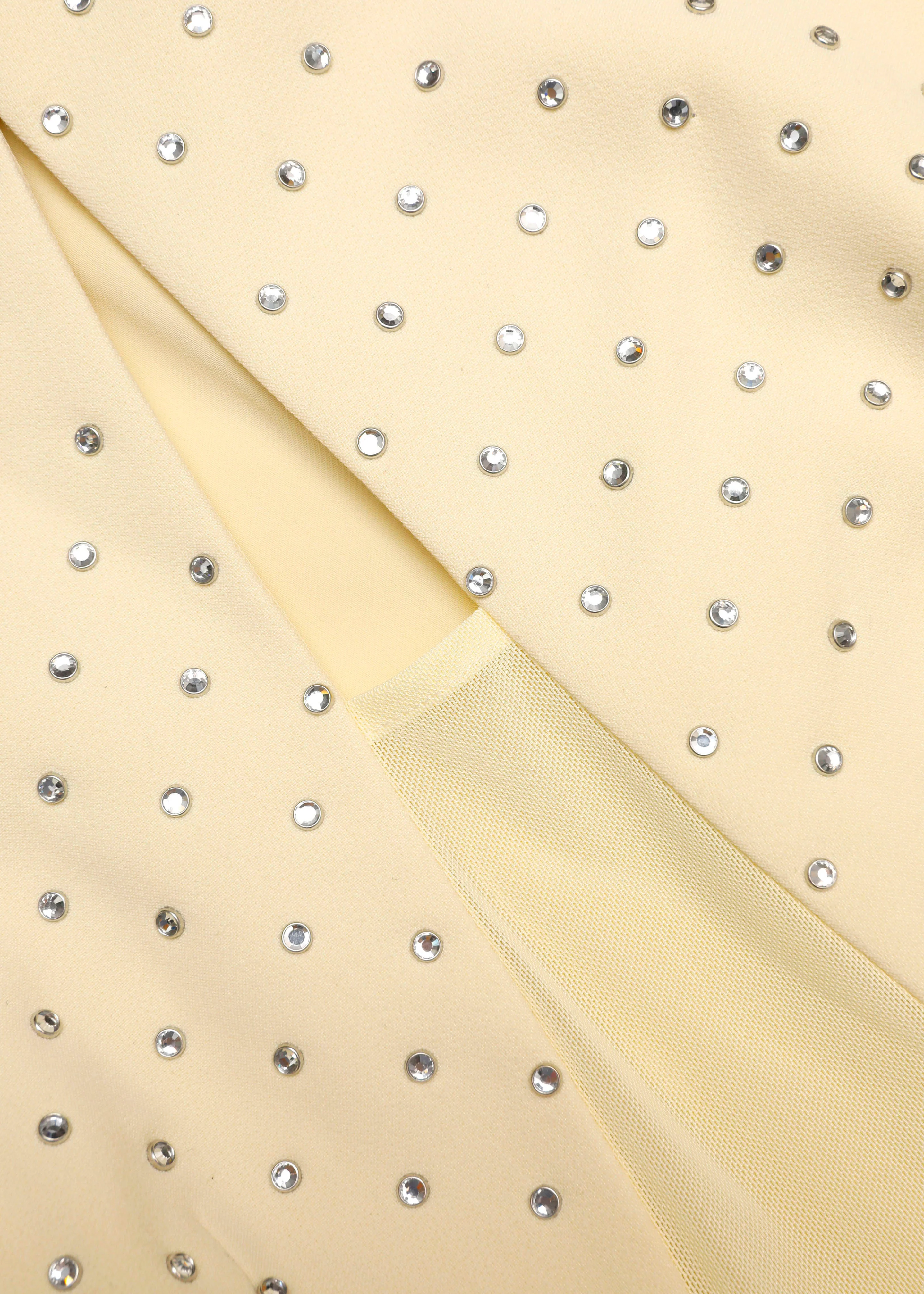 Chiffon Cape On Diamante Crepe Gown - Image 5