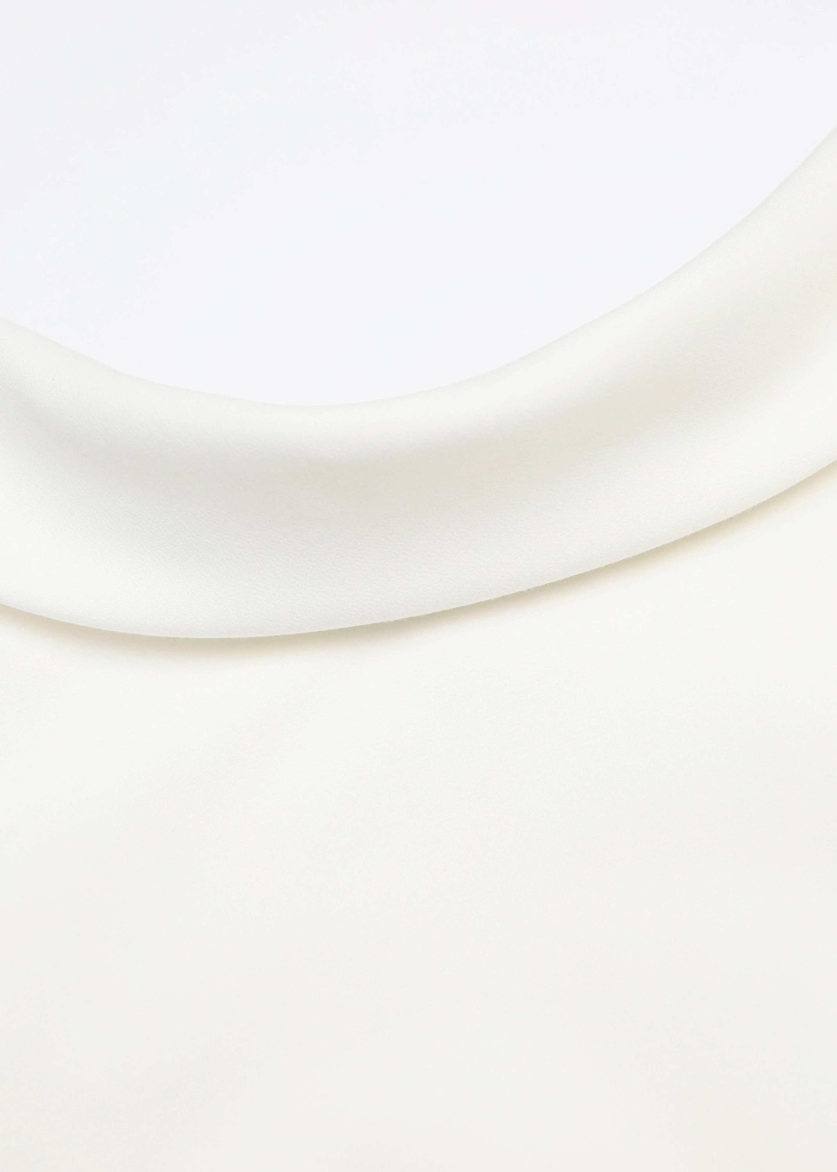 Collared Crepe Mini Dress - Image 5