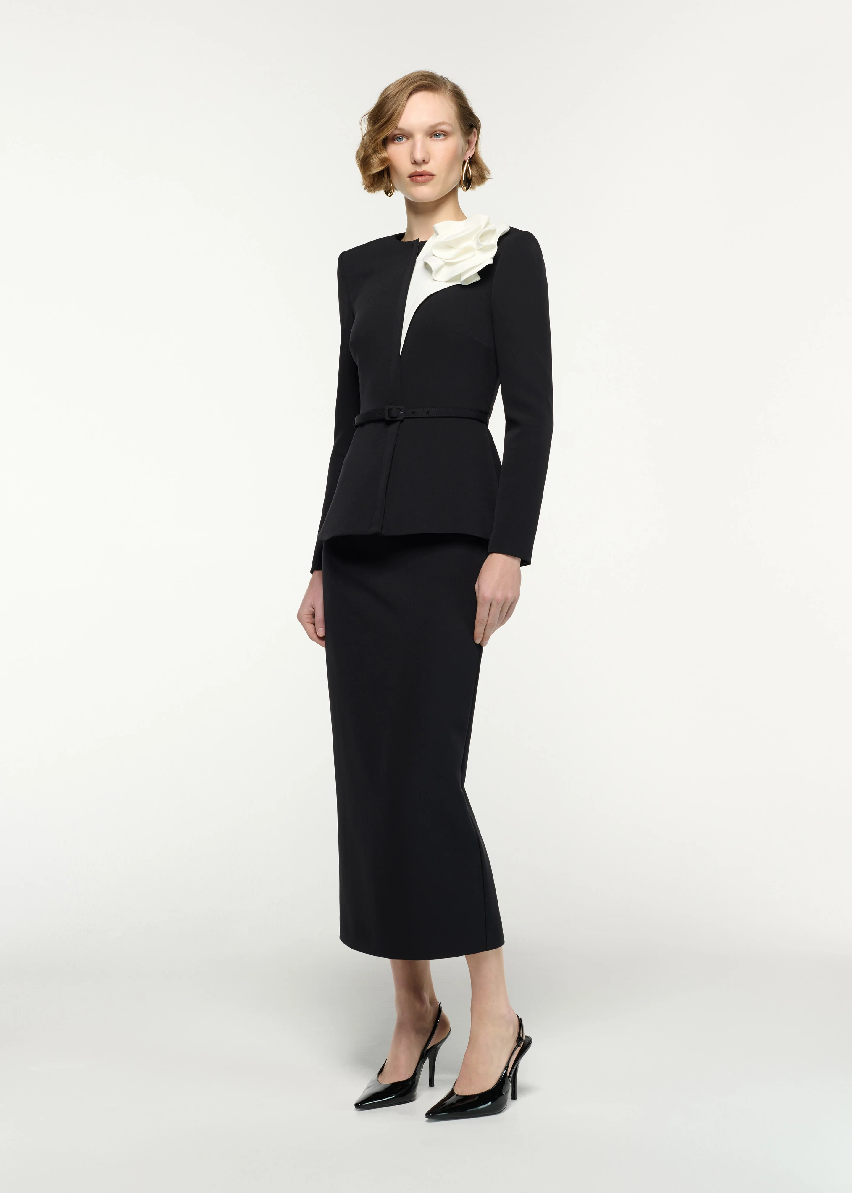 Column Fit Midi Skirt - Image 2