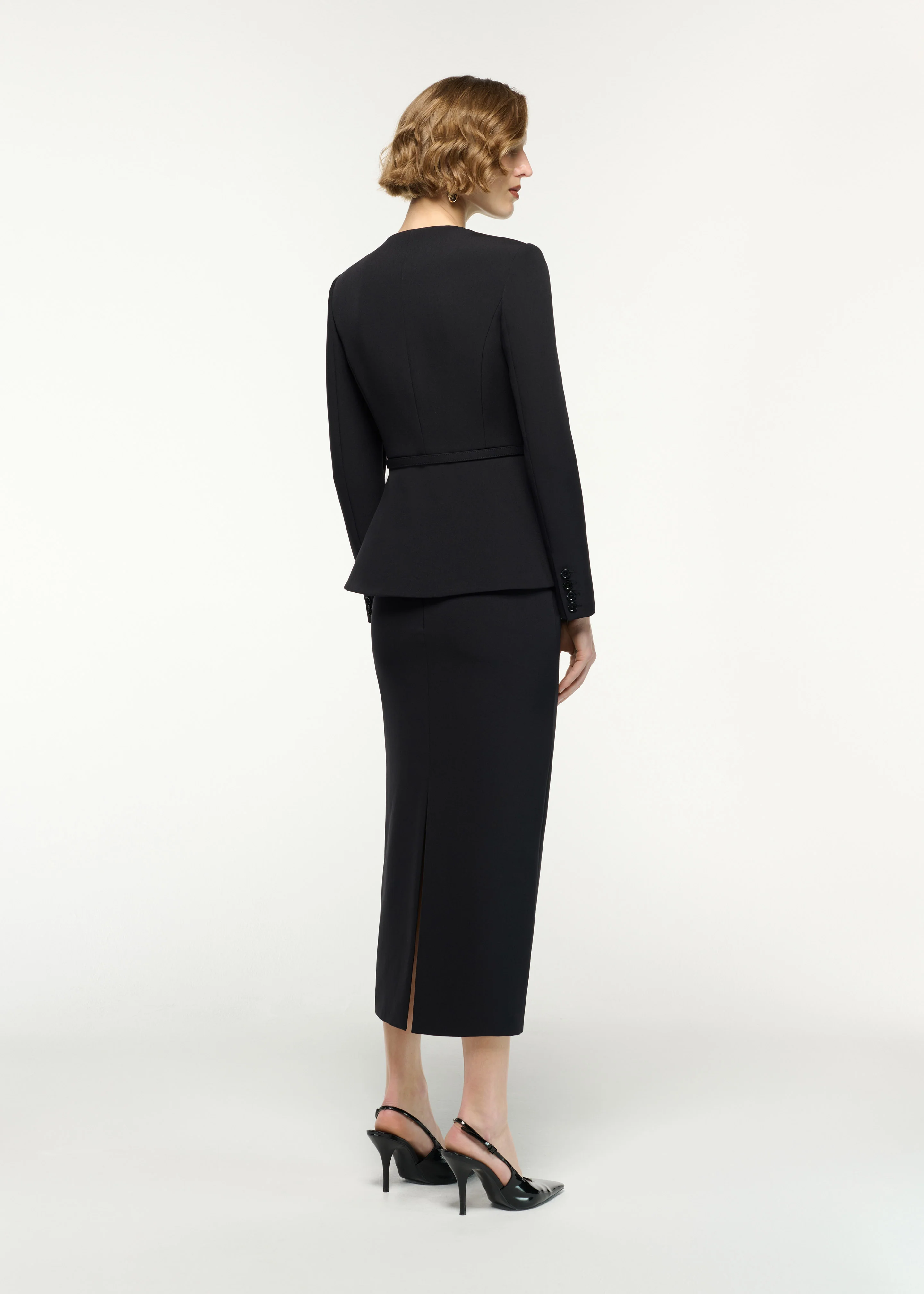 Column Fit Midi Skirt - Image 3