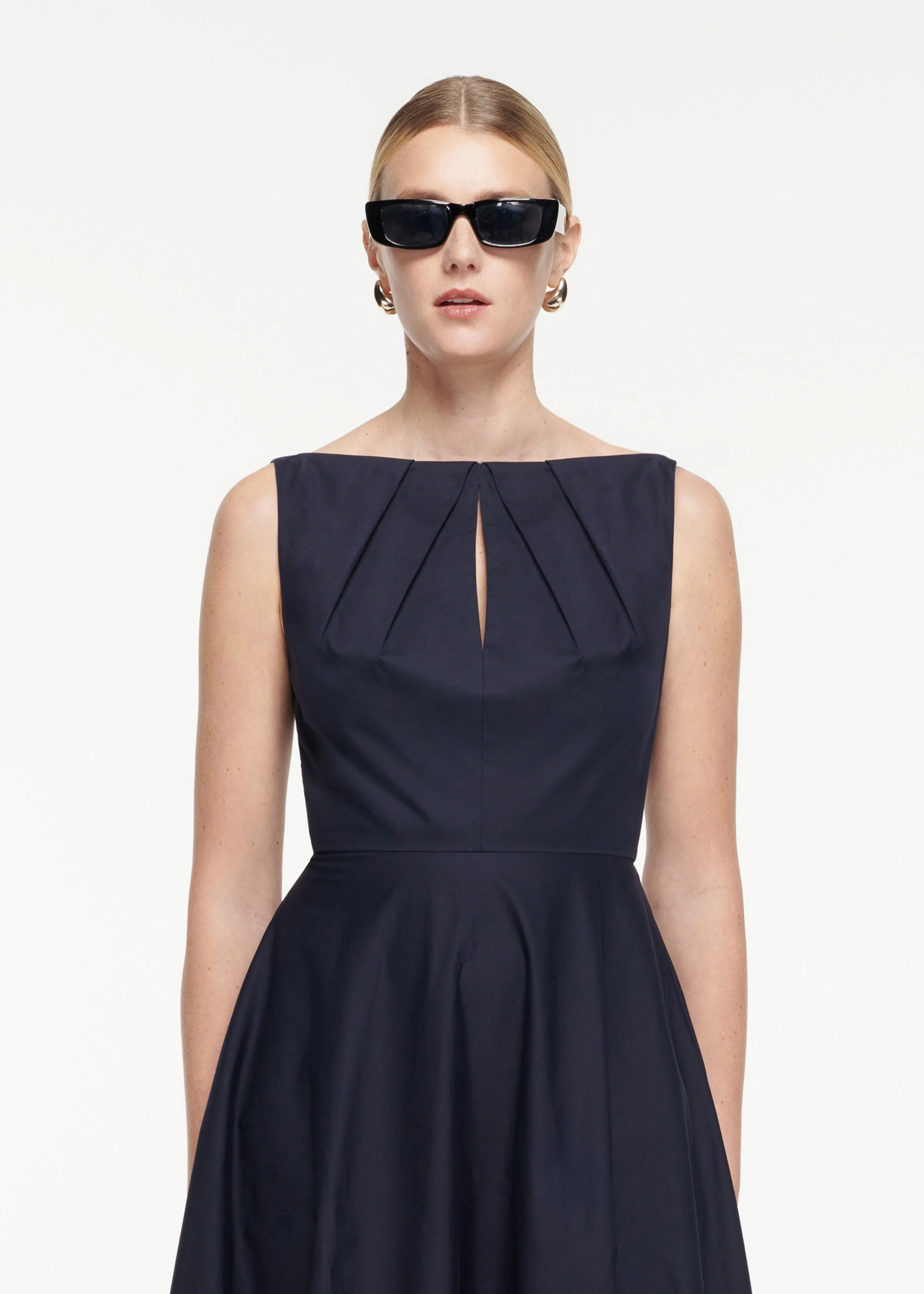Cotton Poplin Midi Dress - Image 4