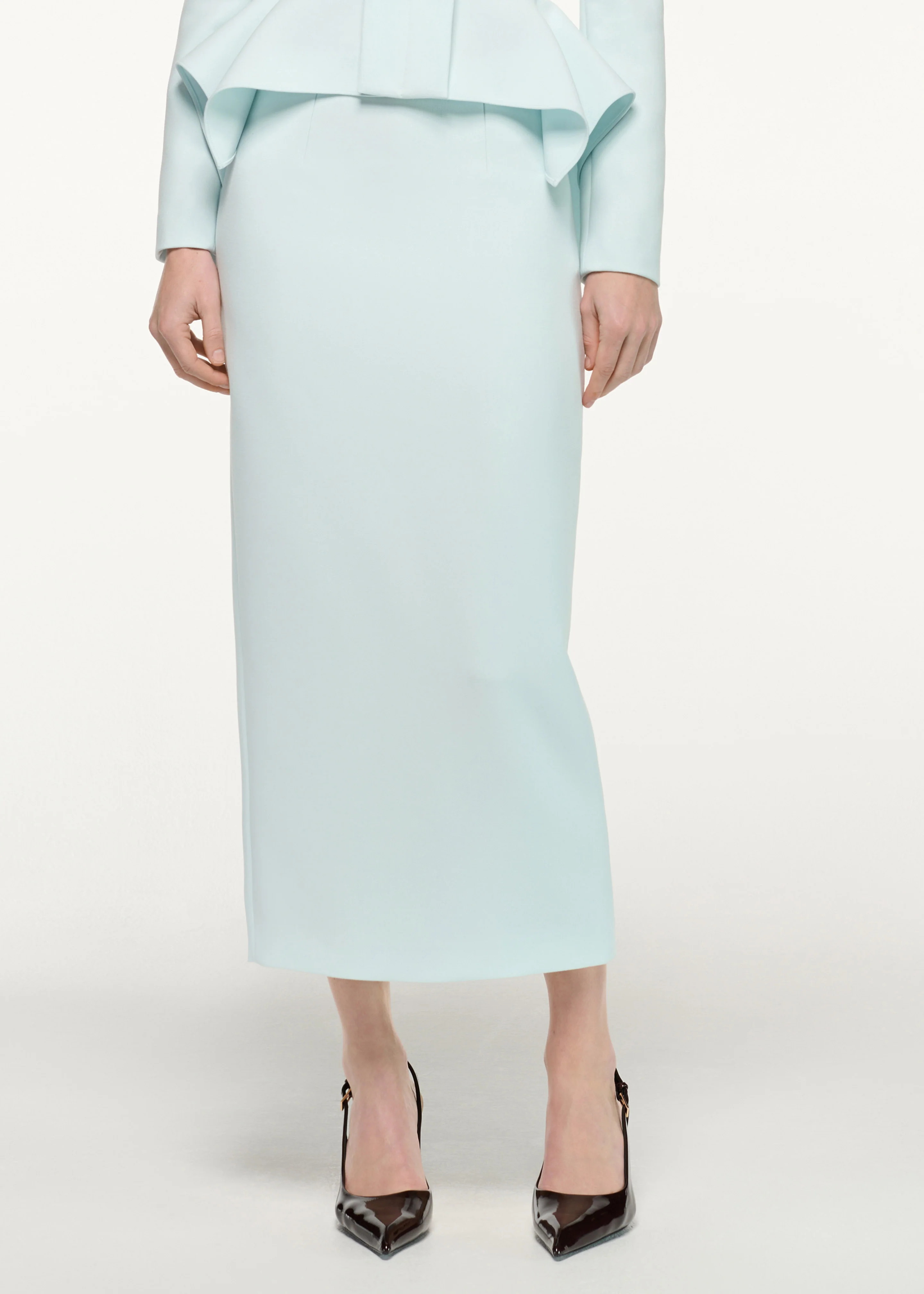 Crepe Midi Skirt - Image 4