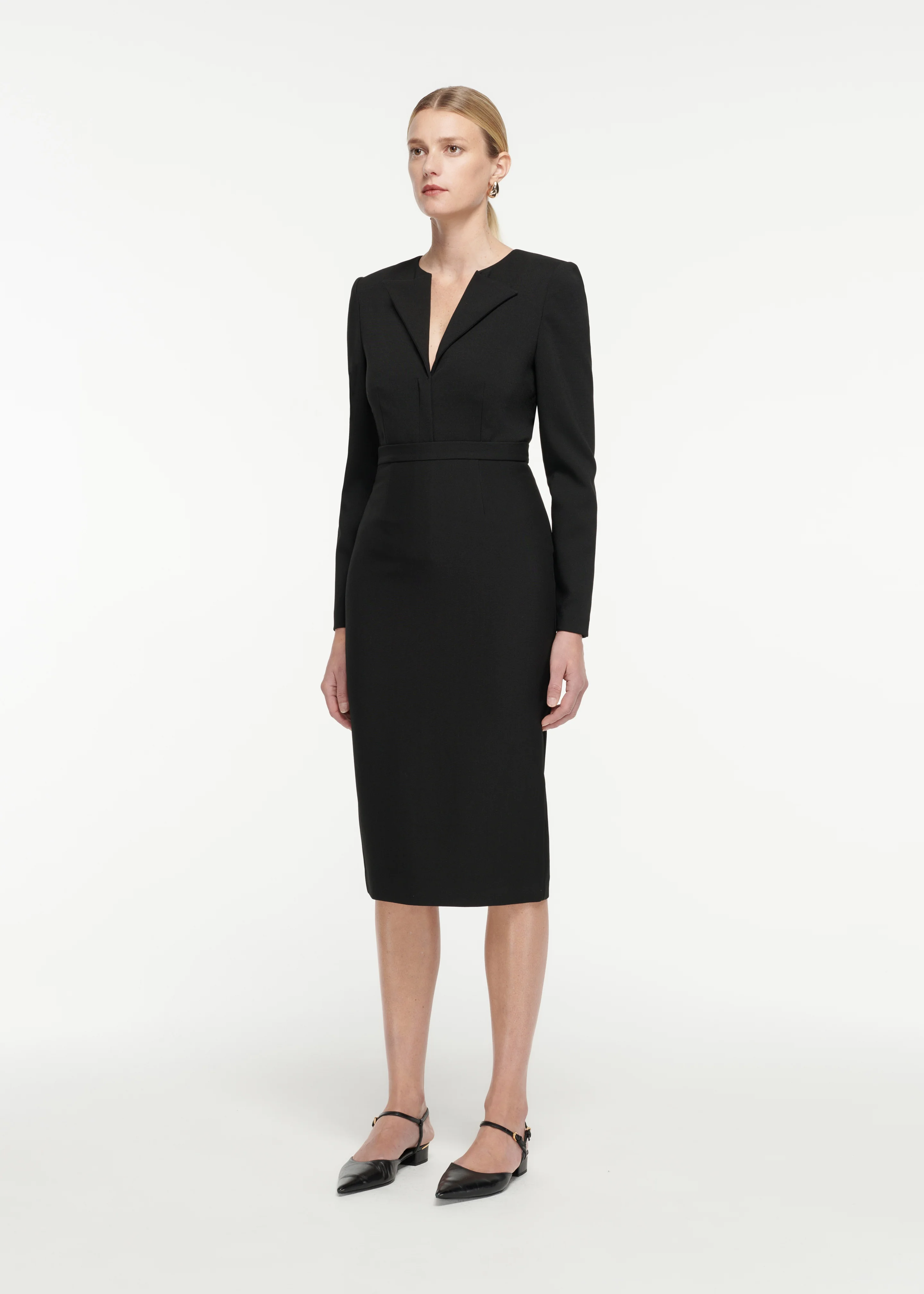Crepe Midi Skirt - Image 2