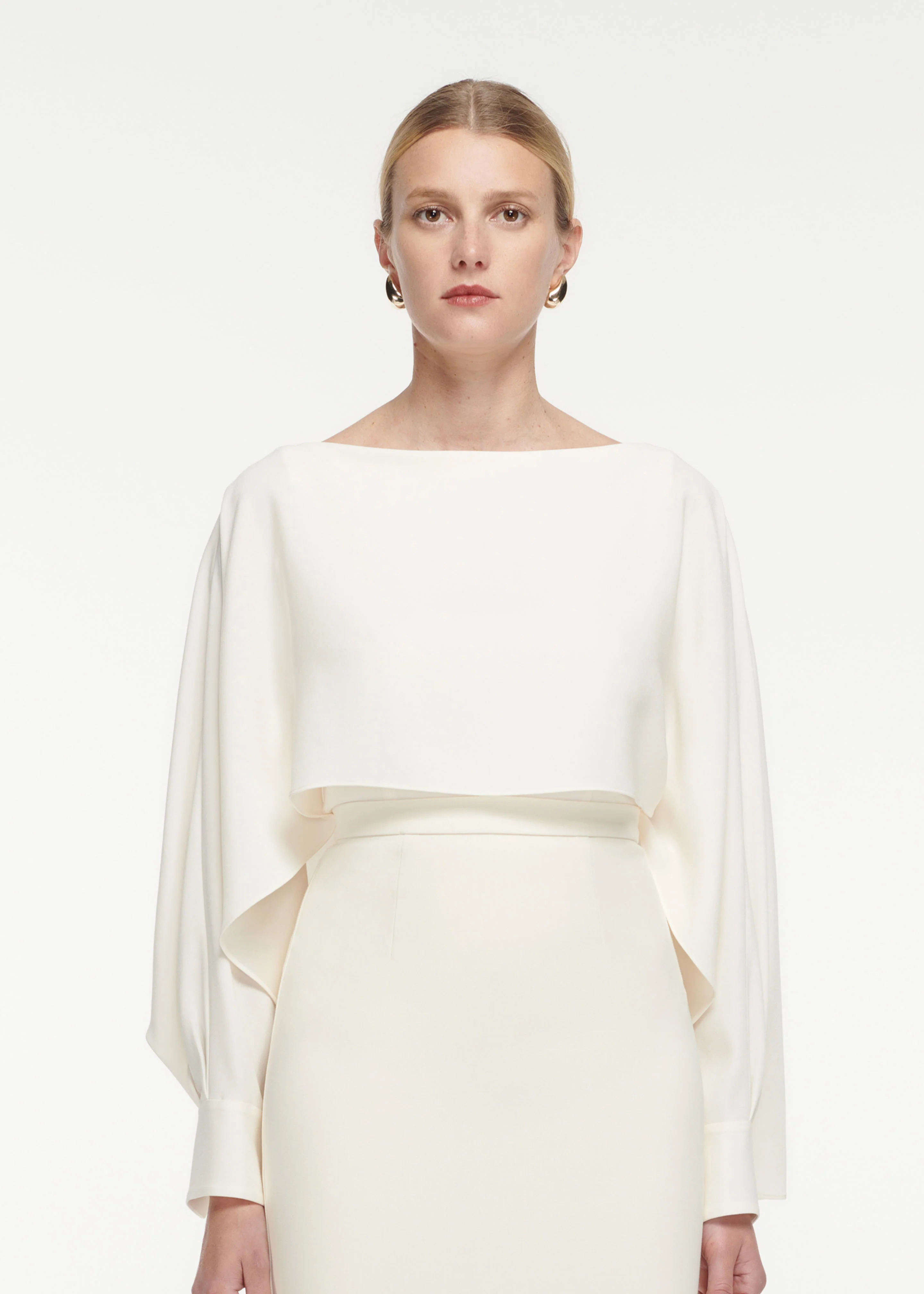 Crepe Midi Skirt - Image 4