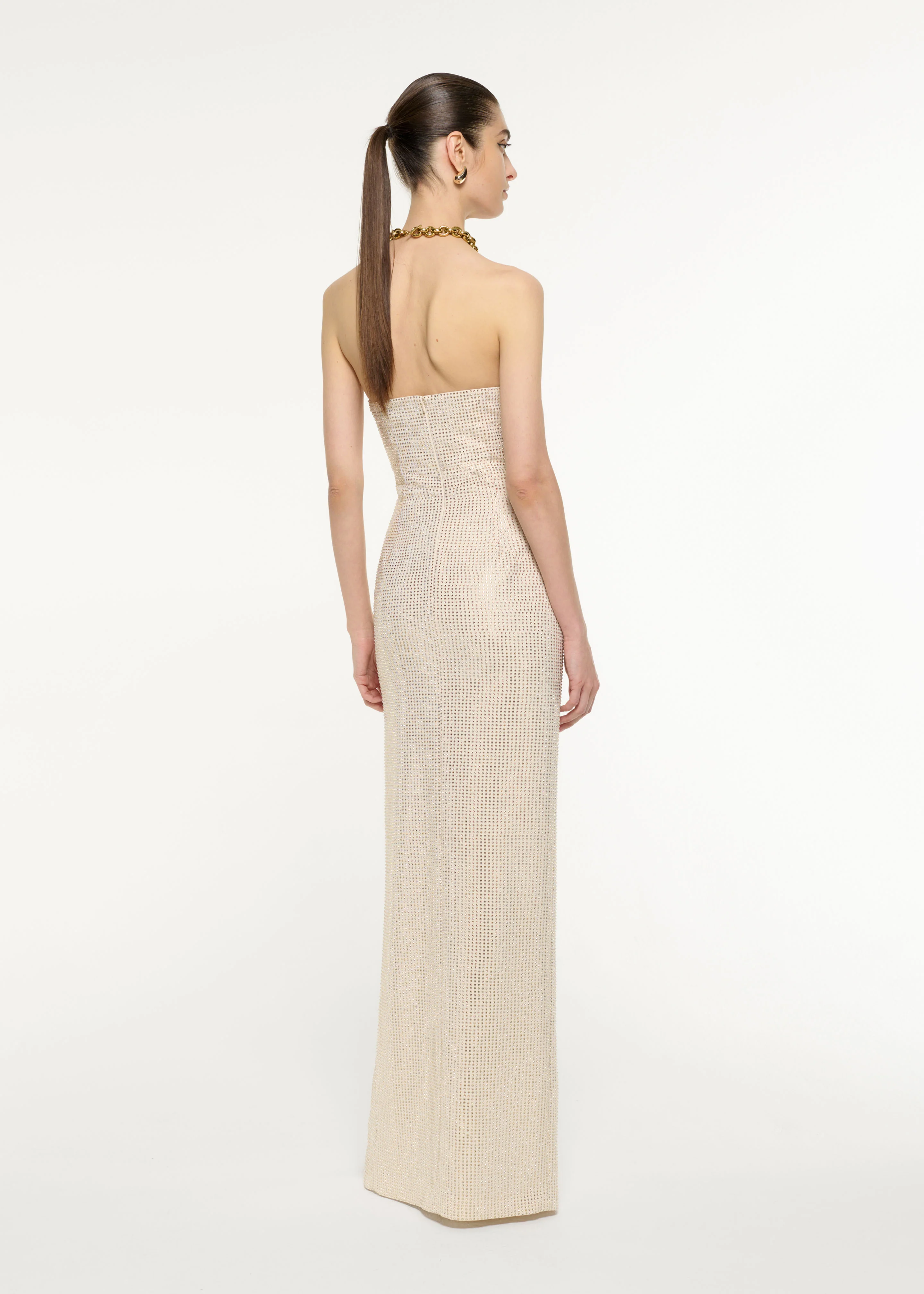 Diamante Embellished Gown - Image 3