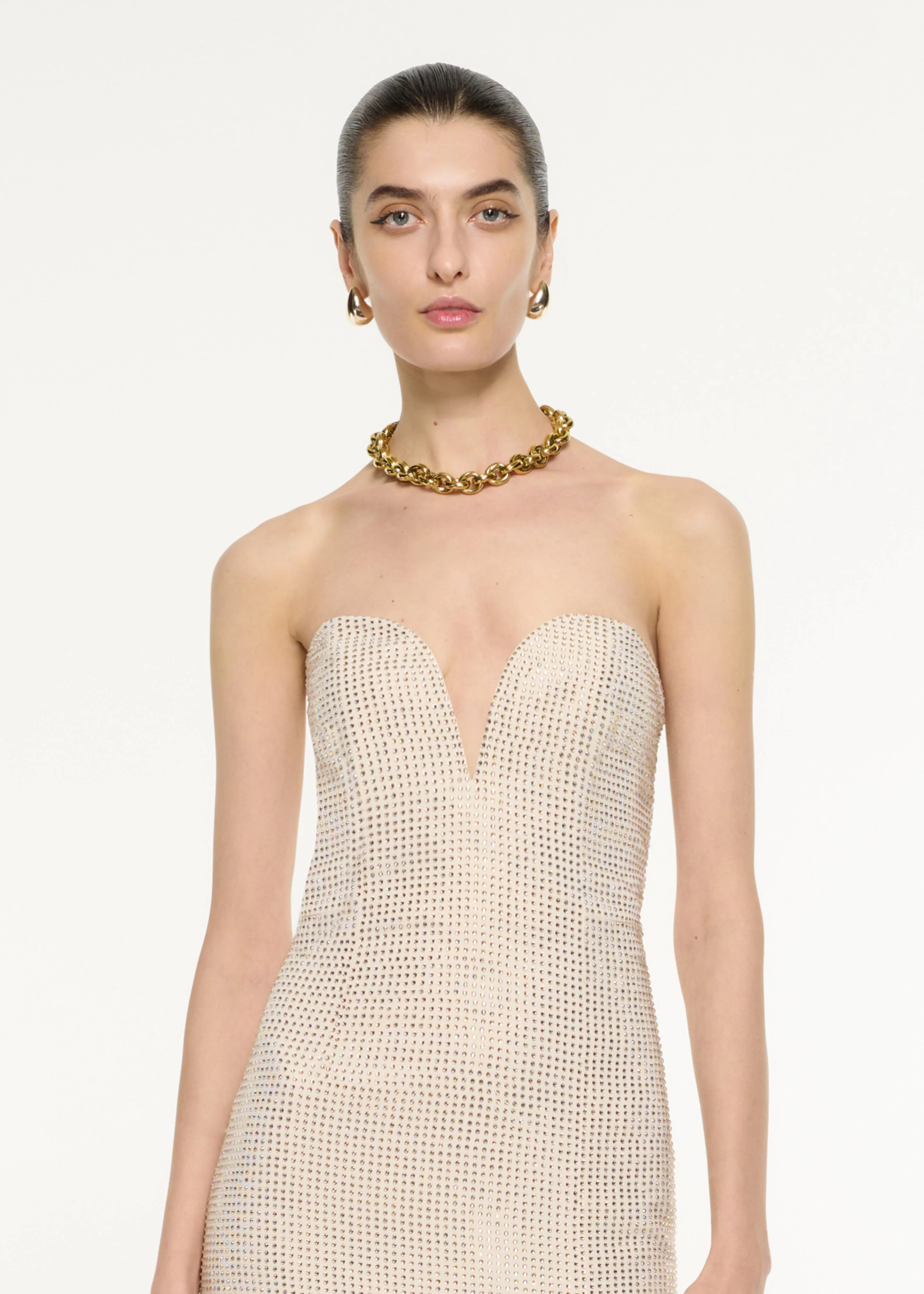 Diamante Embellished Gown - Image 4