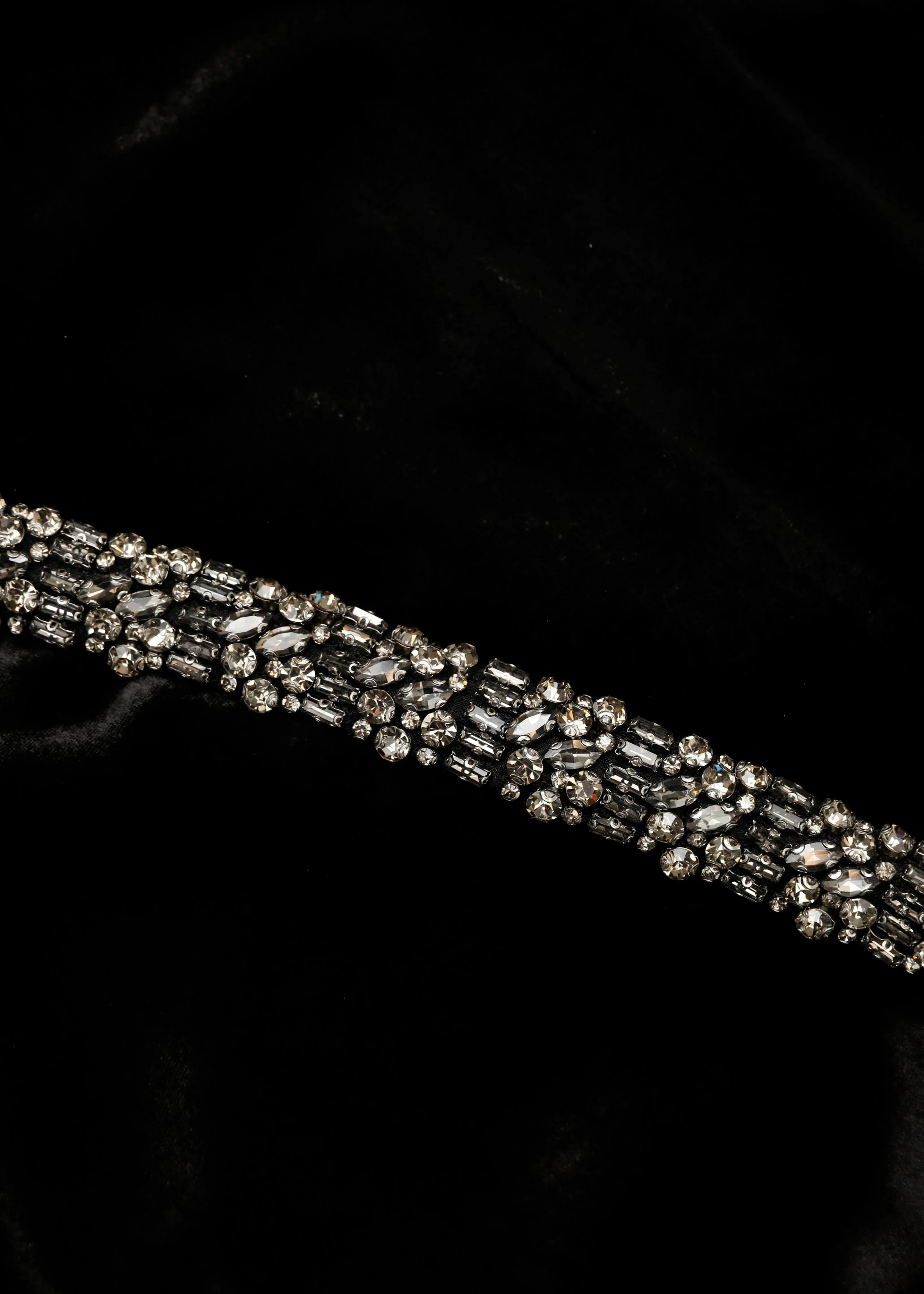 Embellished Cape Velvet Gown - Image 5