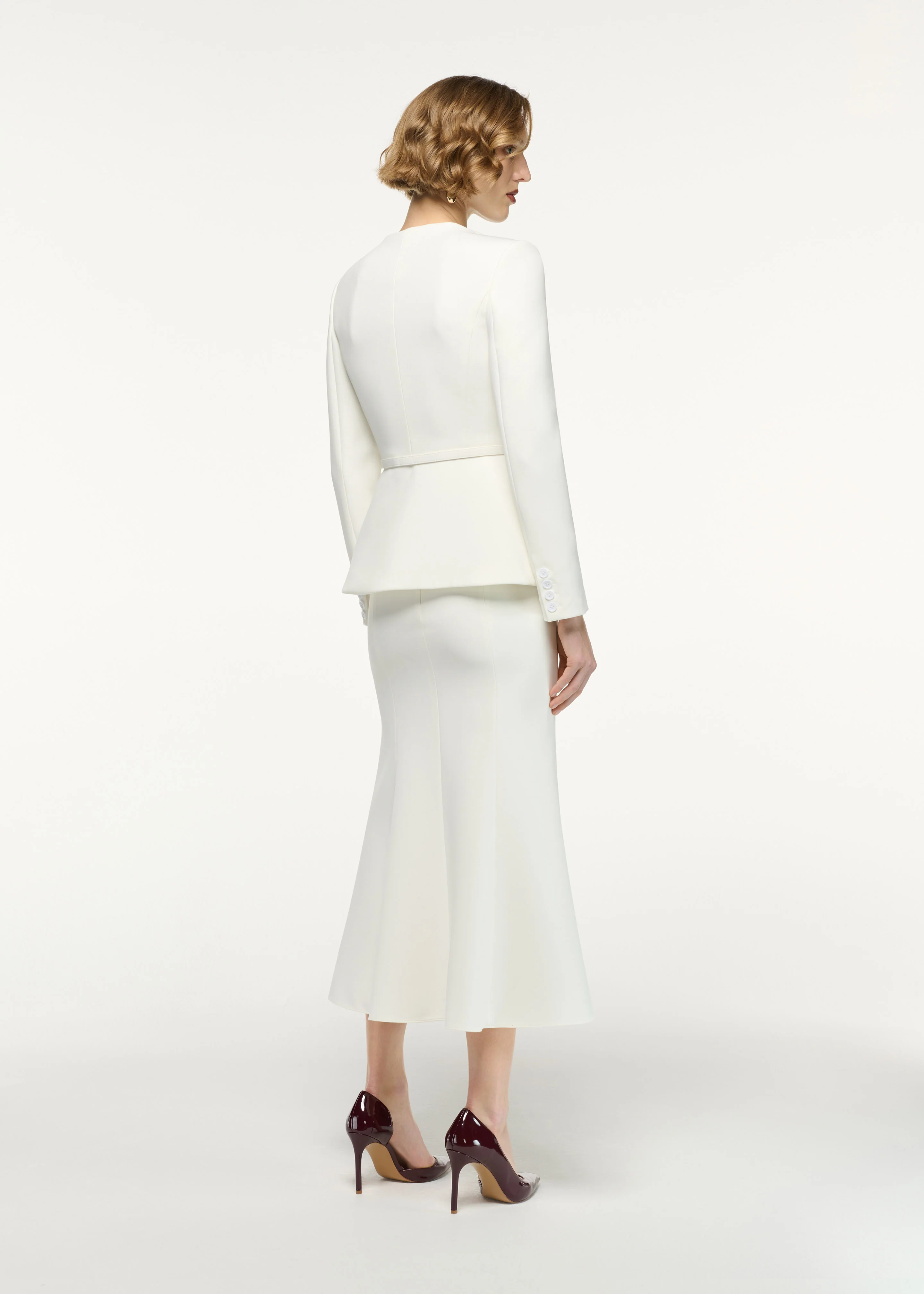 Fit And Flare Midi Skirt - Image 3