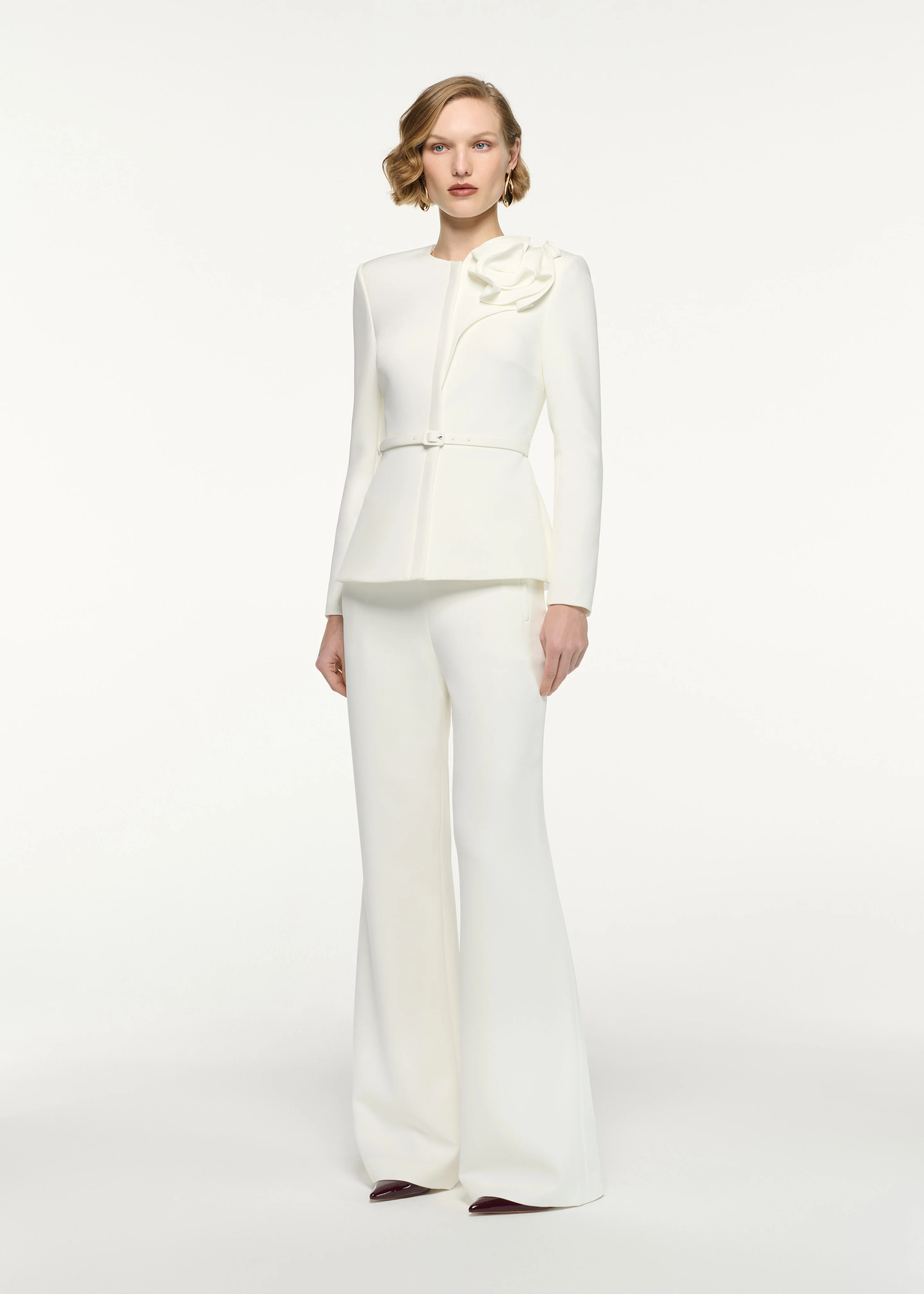 Flower Belted Jacket - Image 2