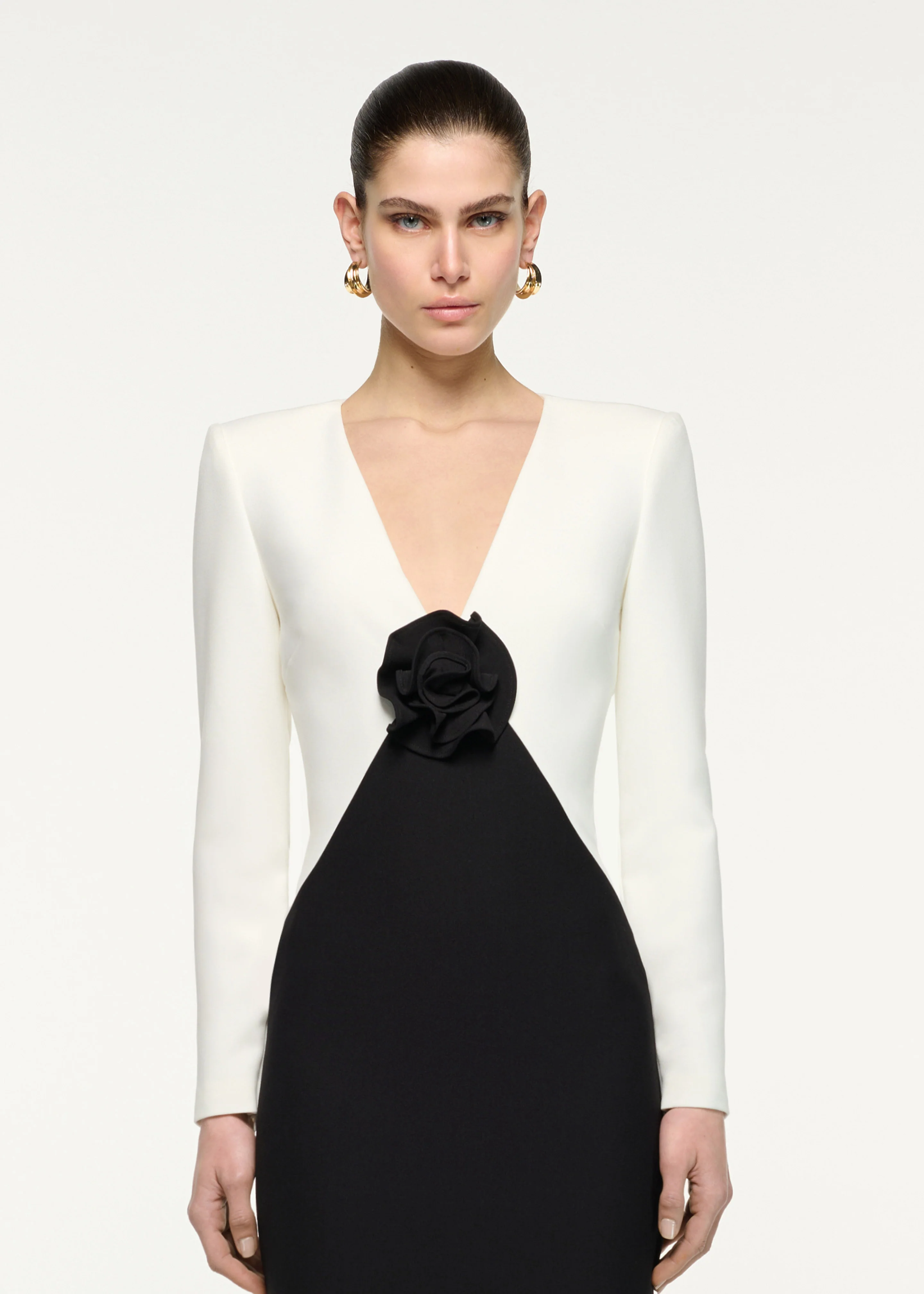 Flower Monochrome Gown - Image 4