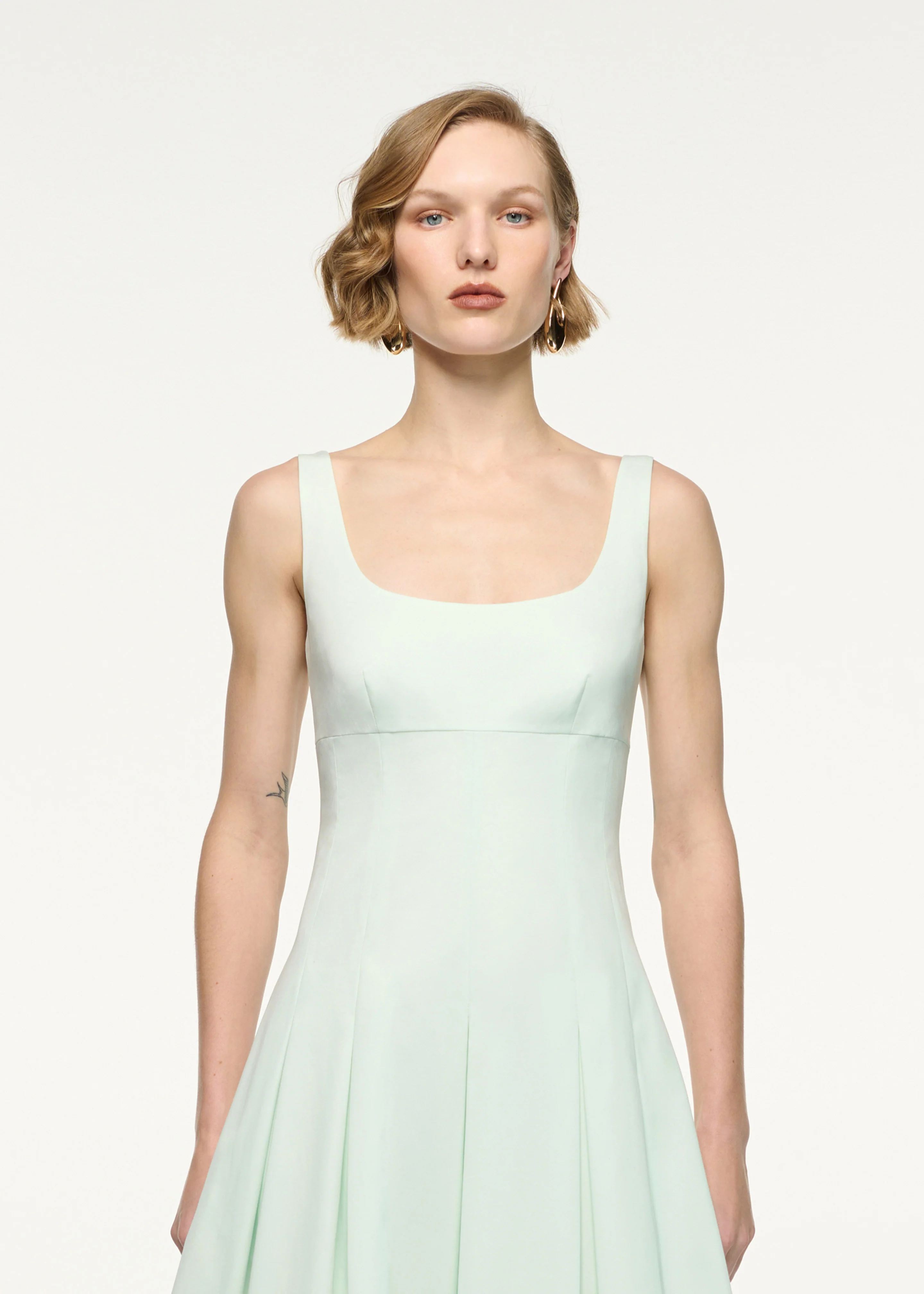 Gabardine Maxi Dress - Image 4