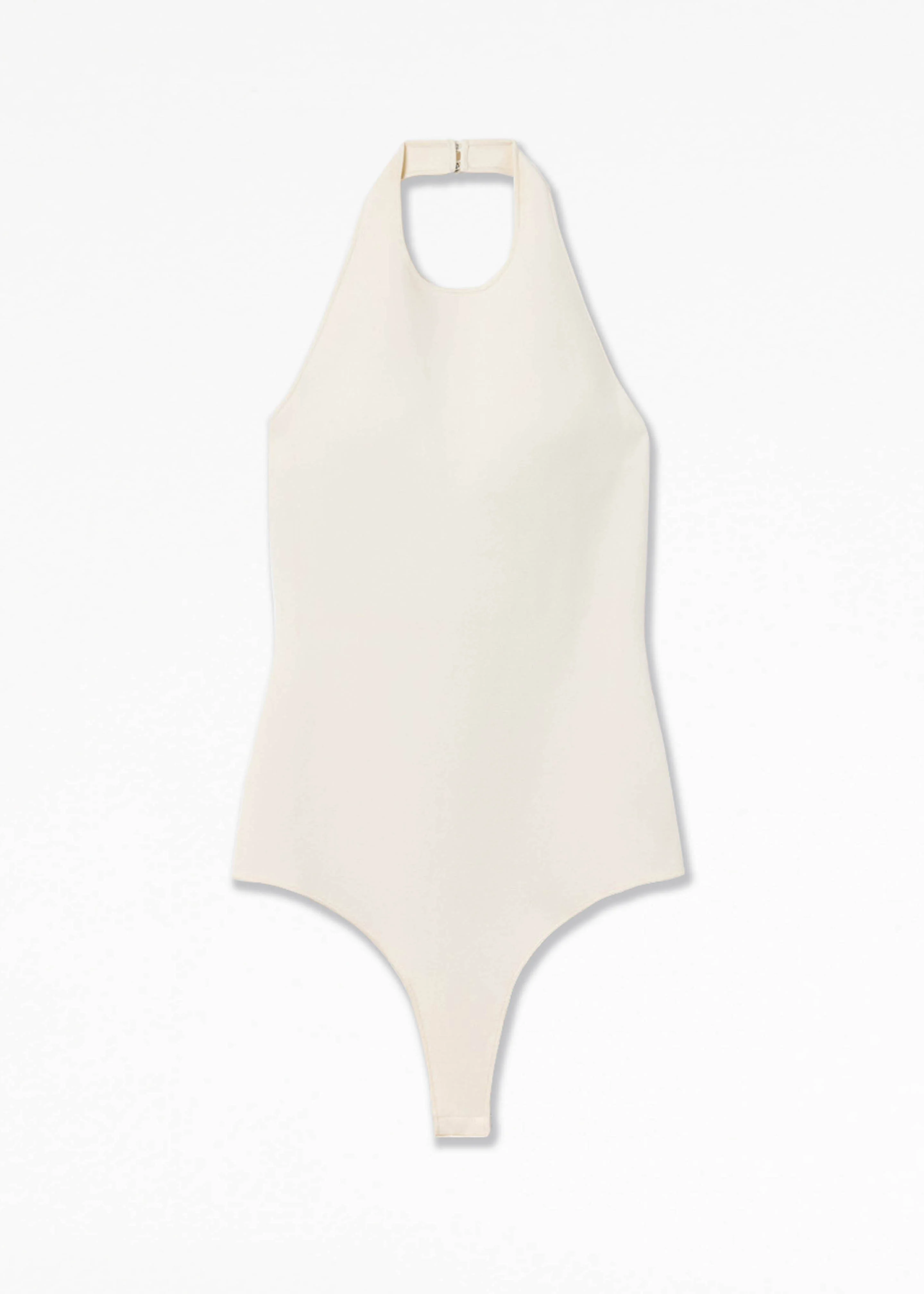 Halter Neck Flat Knit Bodysuit - Image 5
