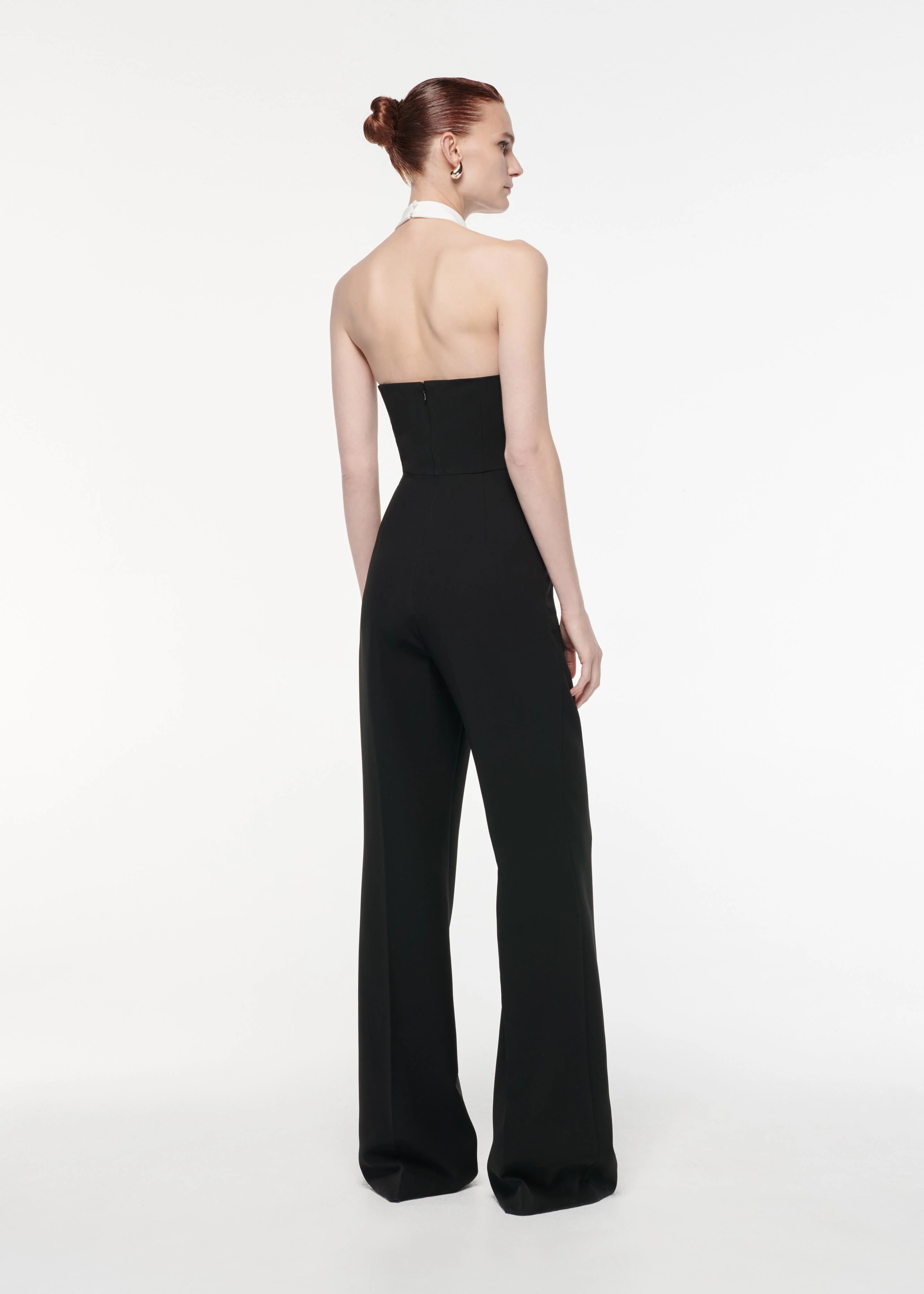 Halter Neck Heavy Cady Jumpsuit - Image 3