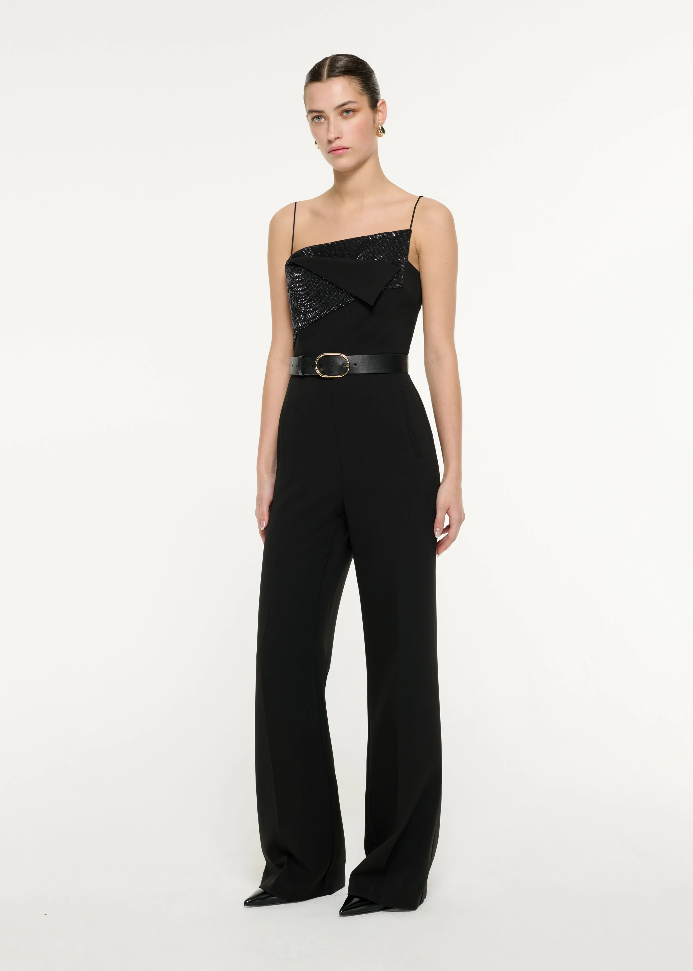 Diamante Panel Jumpsuit - Image 2