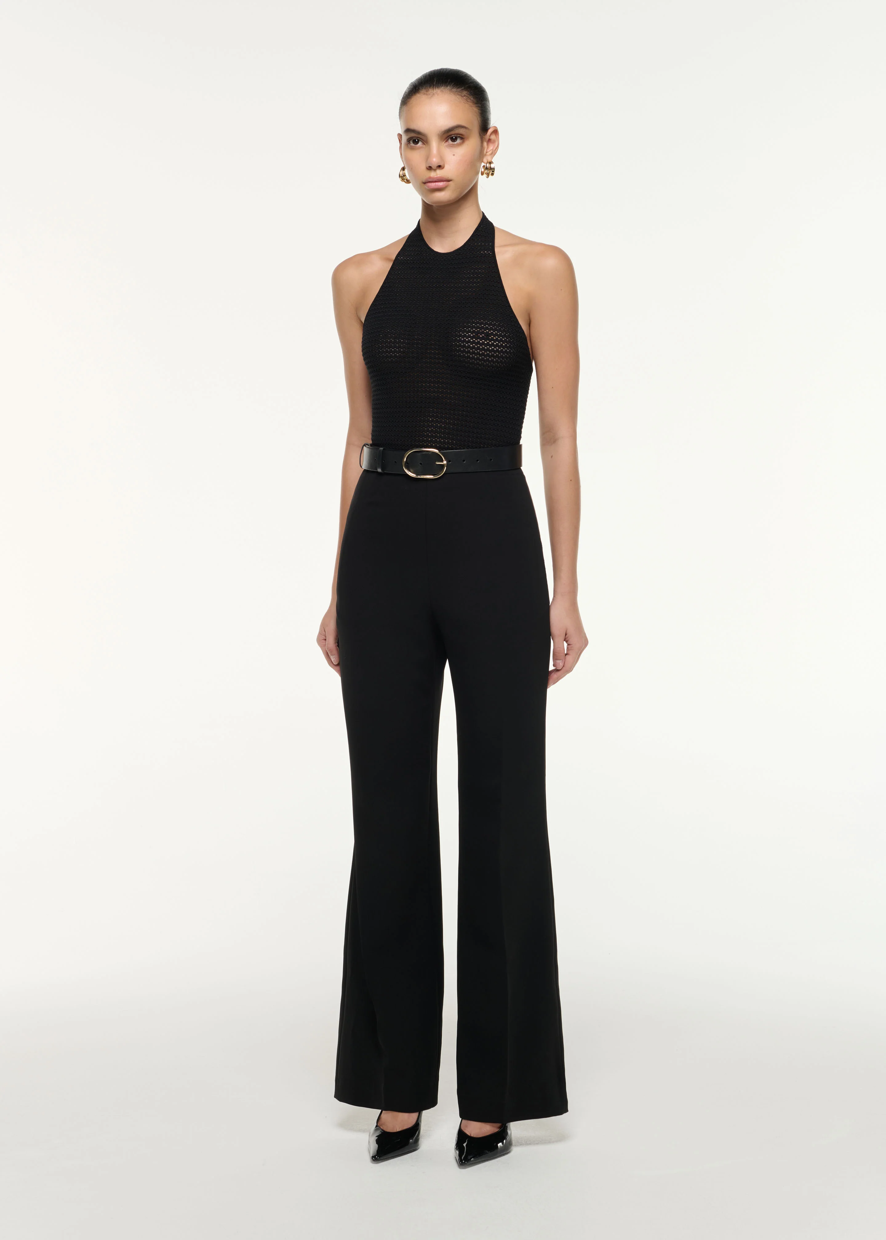 High Waisted Wide Leg Trouser - Image 2