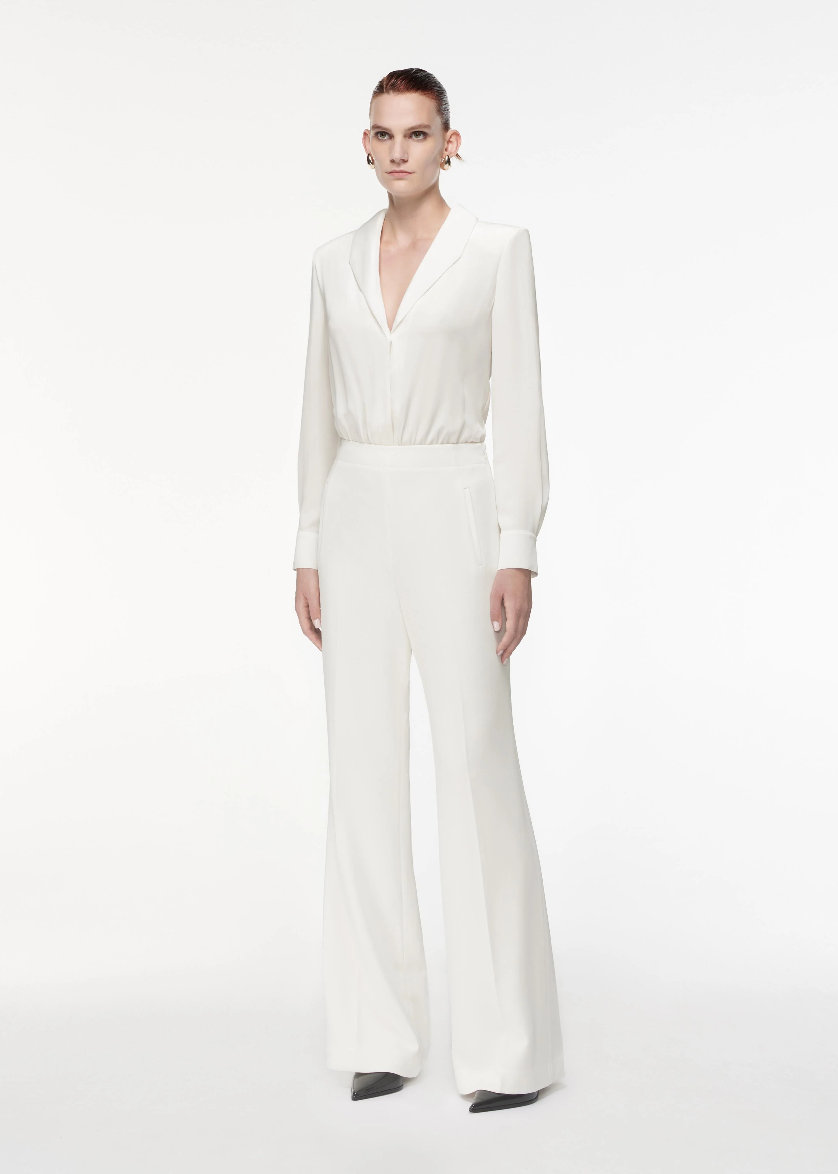 High Waisted Wide Leg Trouser - Image 2