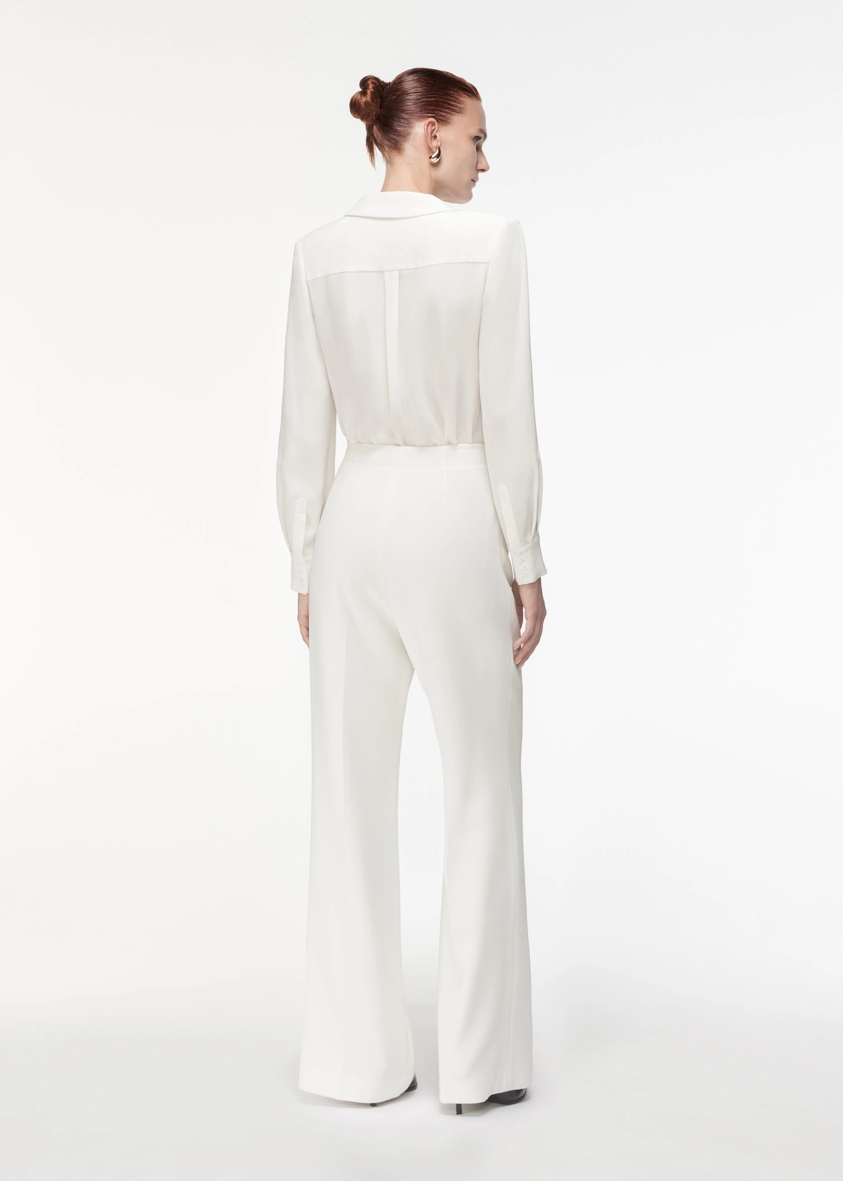 High Waisted Wide Leg Trouser - Image 3