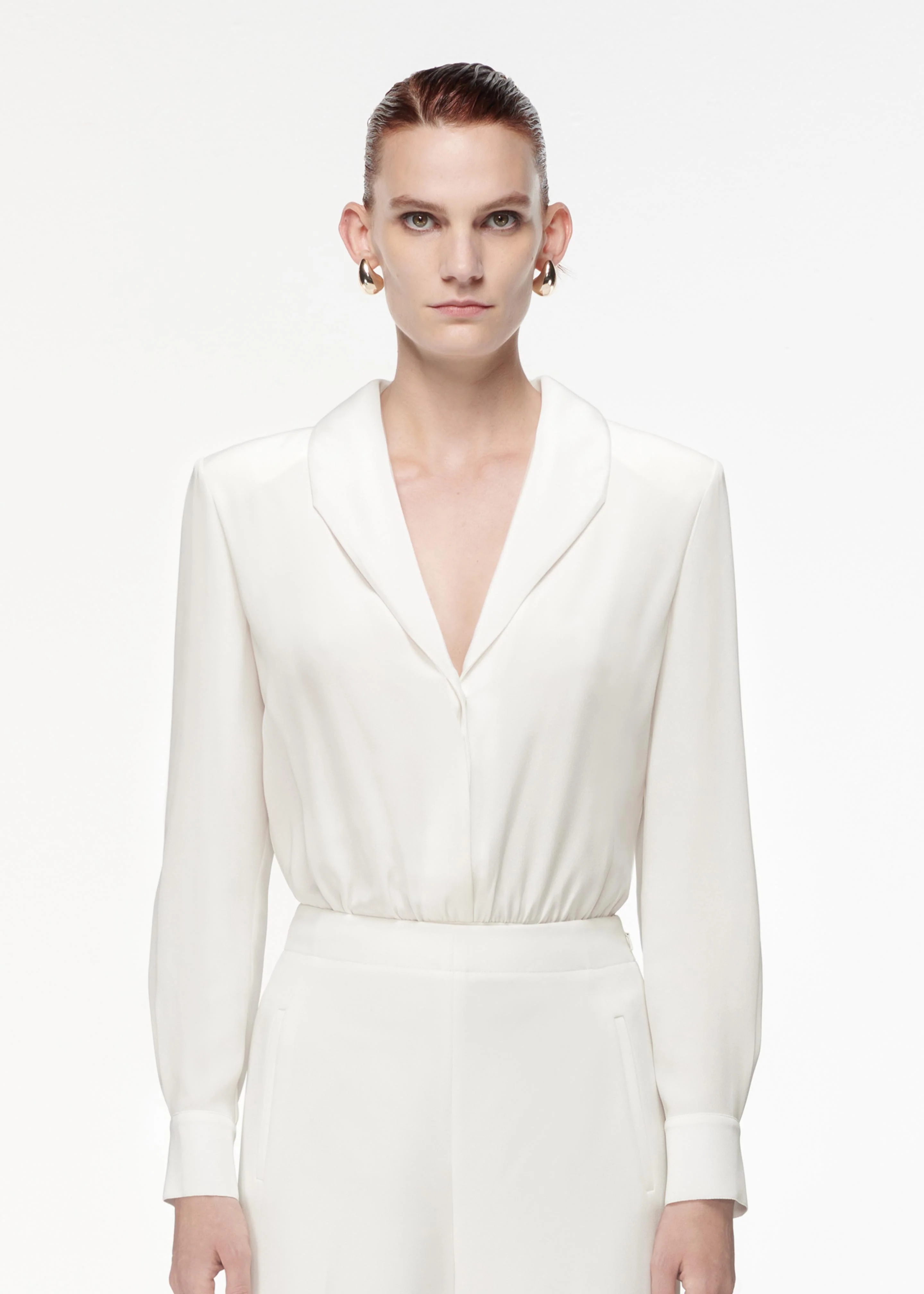High Waisted Wide Leg Trouser - Image 4