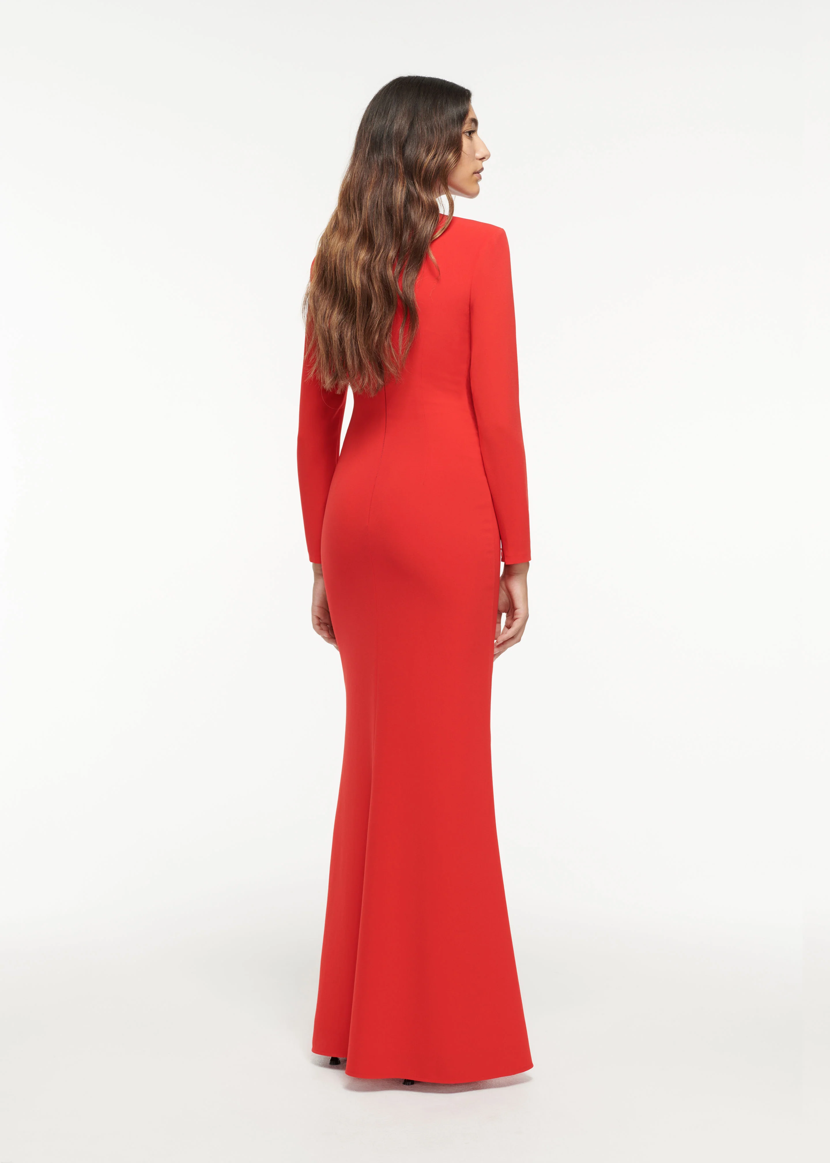 Long Sleeve Cady Gown - Image 3
