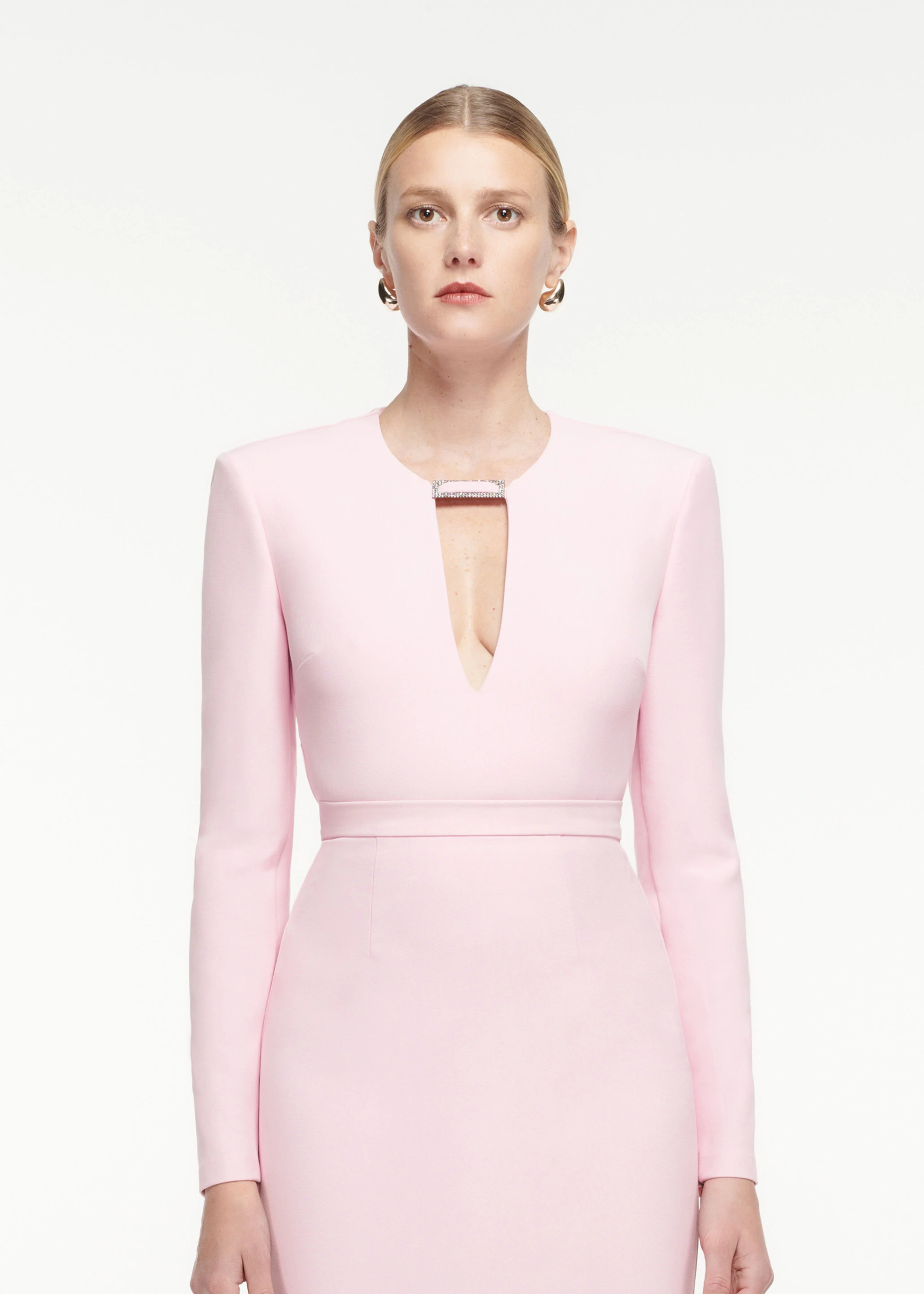 Long Sleeve Crepe Top - Image 4