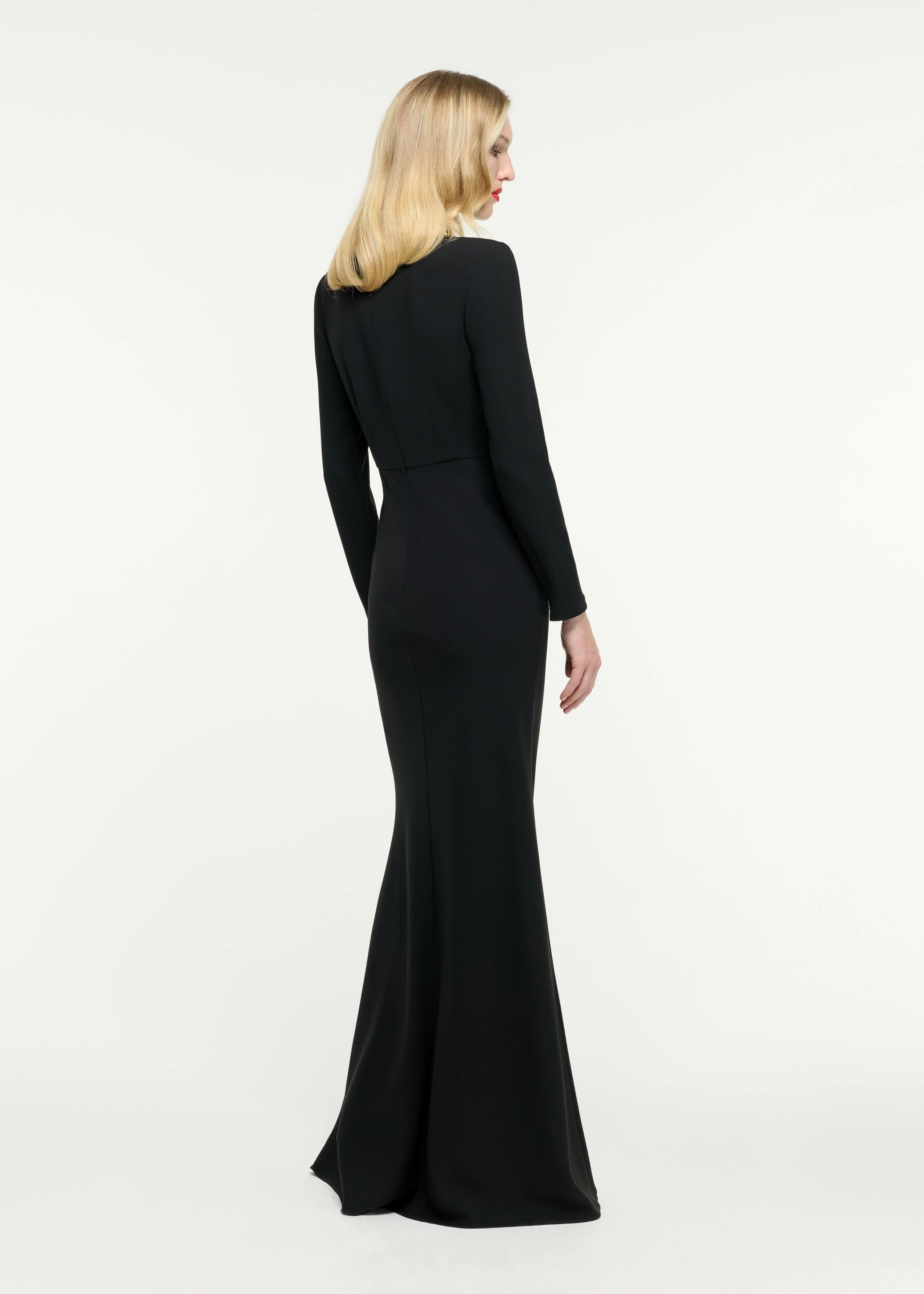 Long Sleeve Light Cady Gown - Image 3