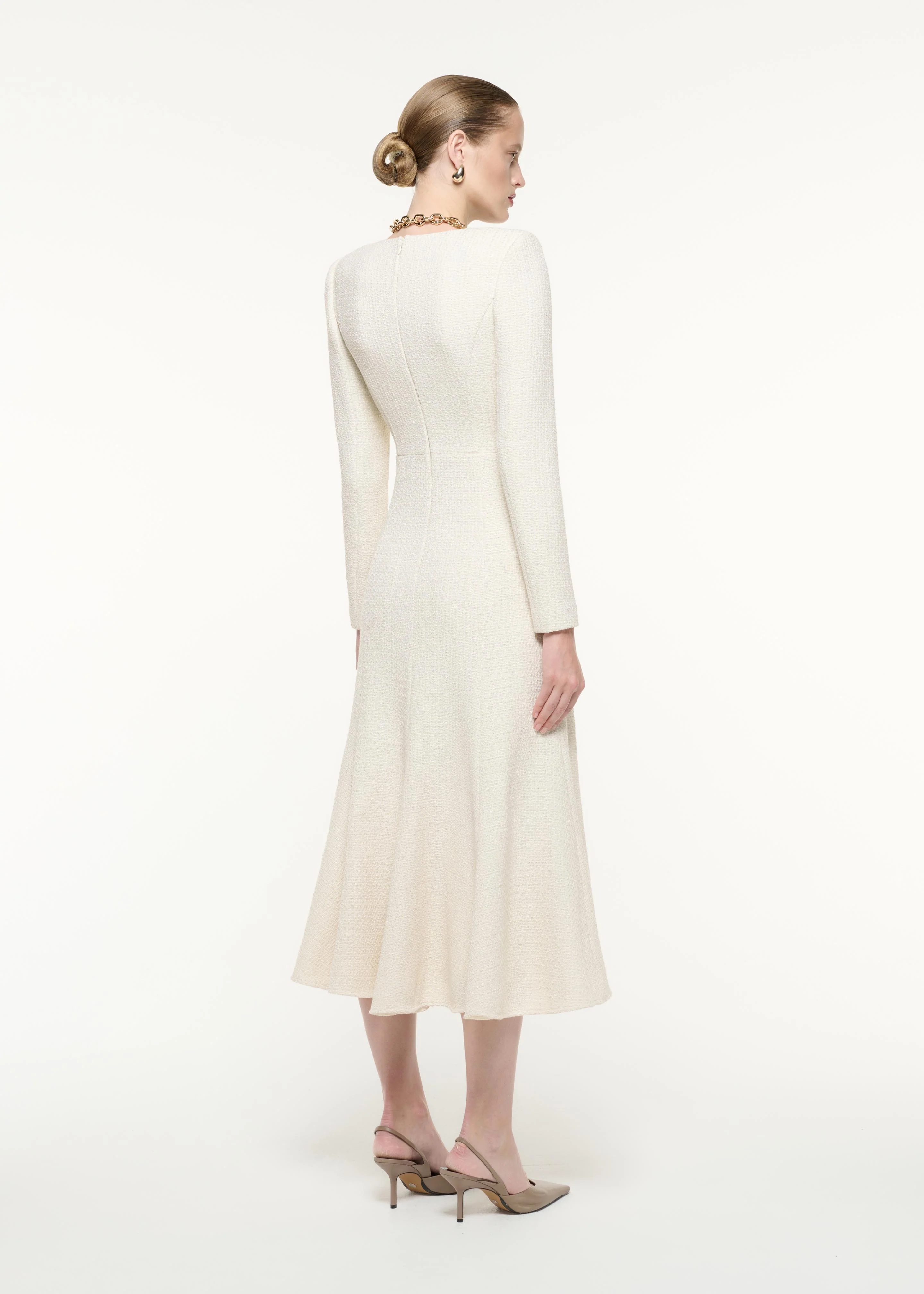 Boucle Midi Dress - Image 3