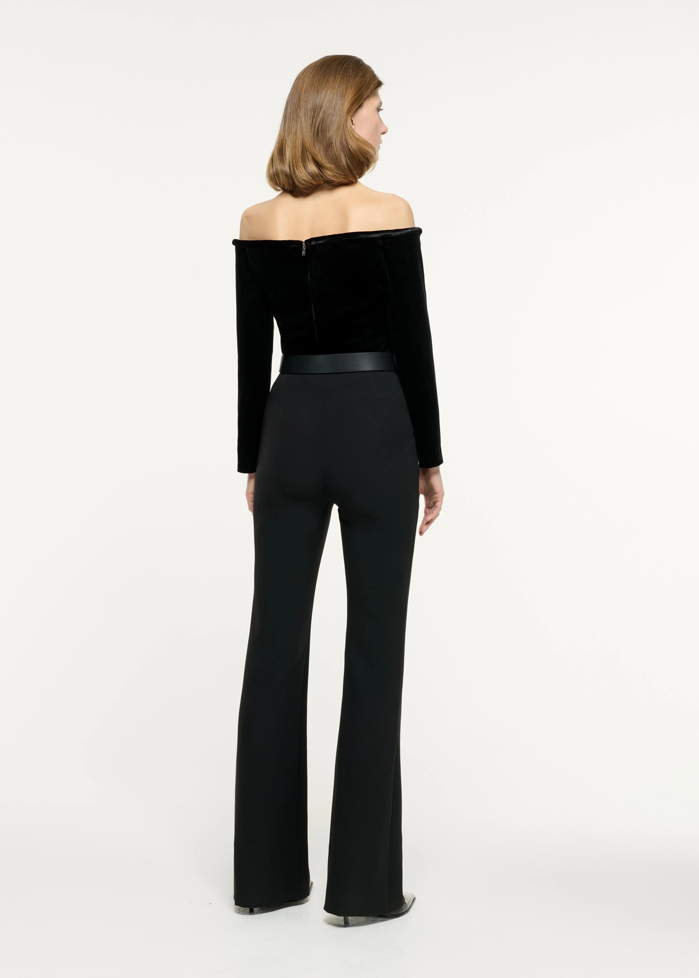 Off The Shoulder Velvet Top - Image 3