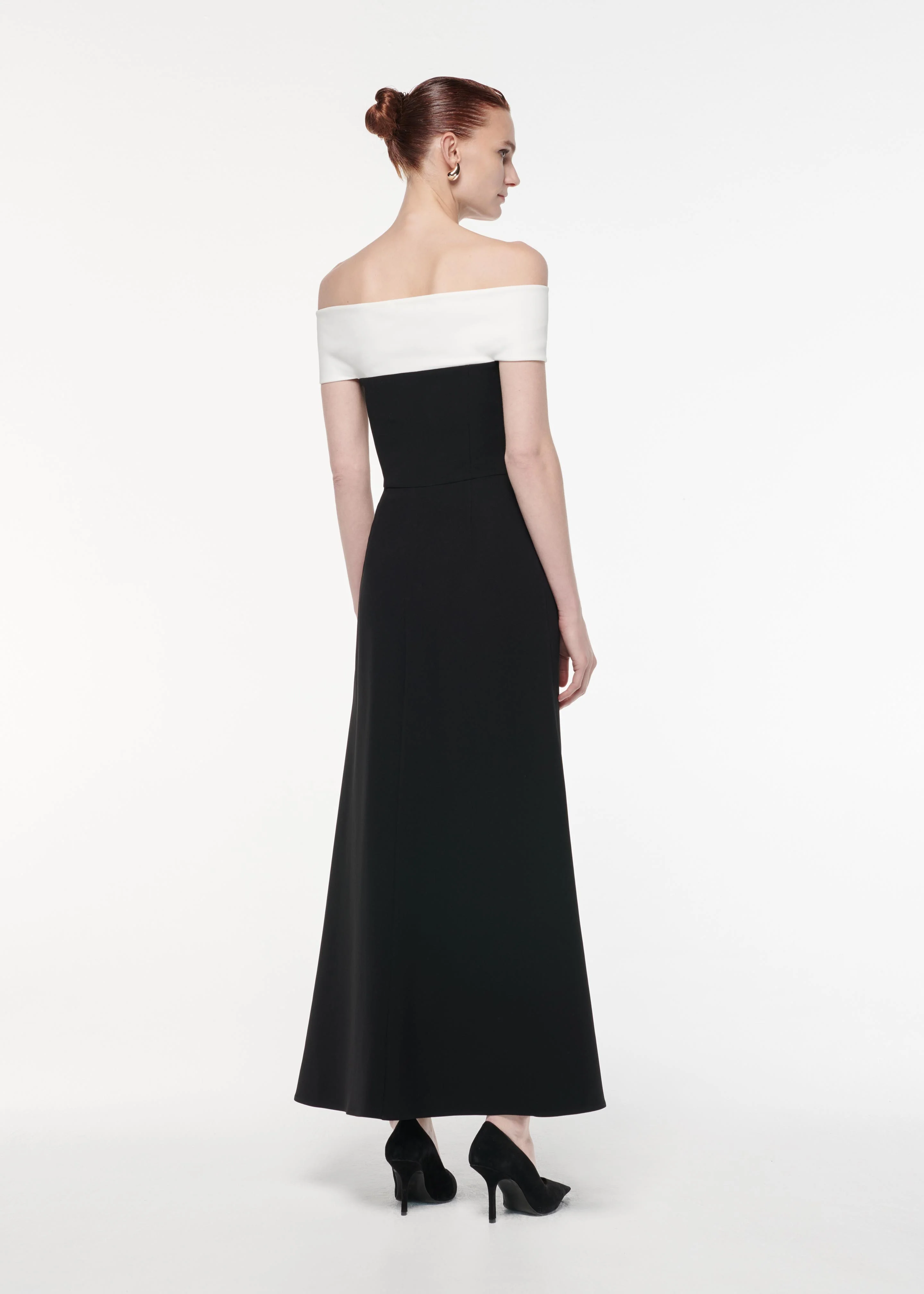 Off The Shoulder Light Cady Maxi Dress - Image 3