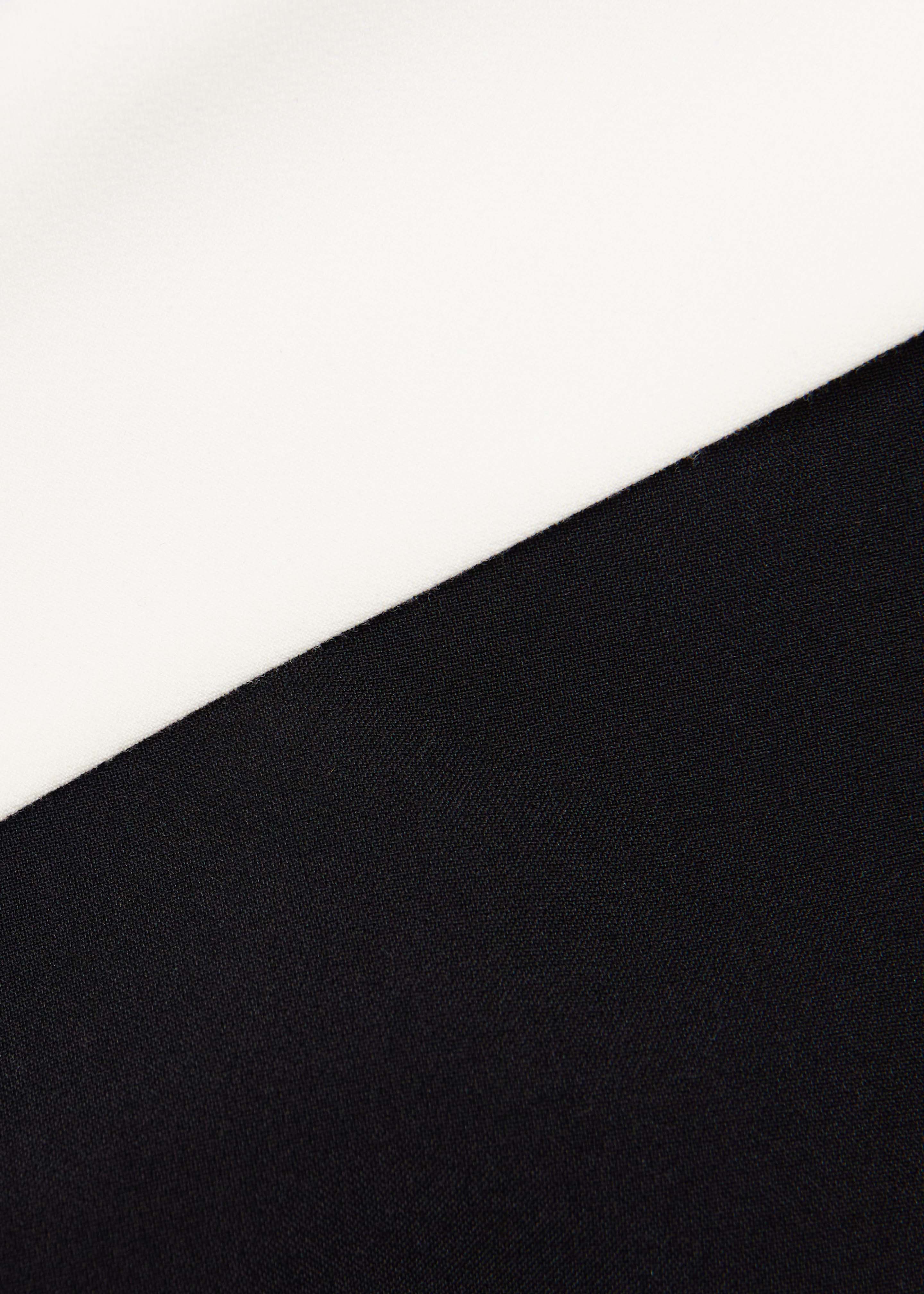 One Shoulder Monochrome Cocktail Dress - Image 5