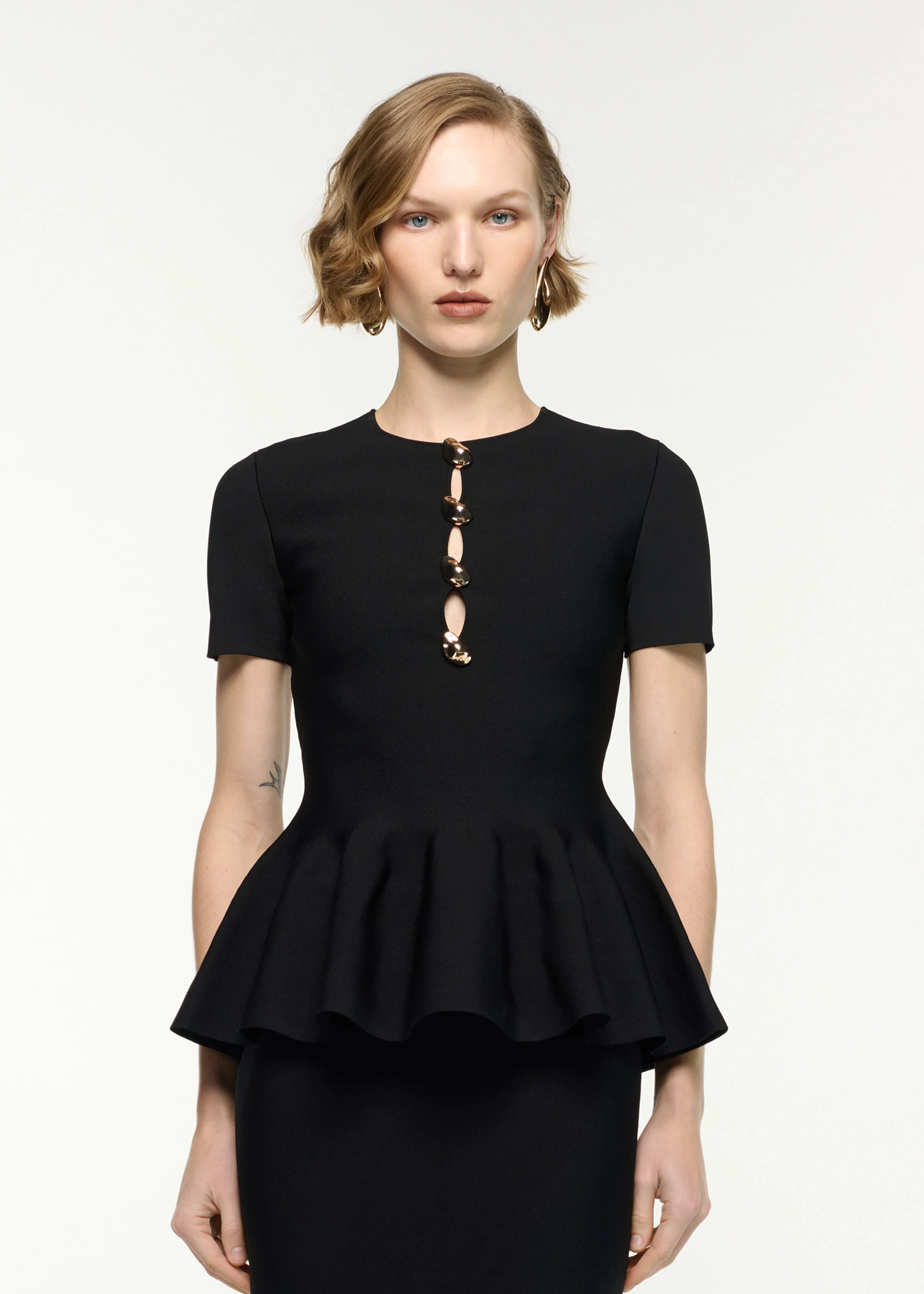 Pebble Trimmed Knit Top - Image 4
