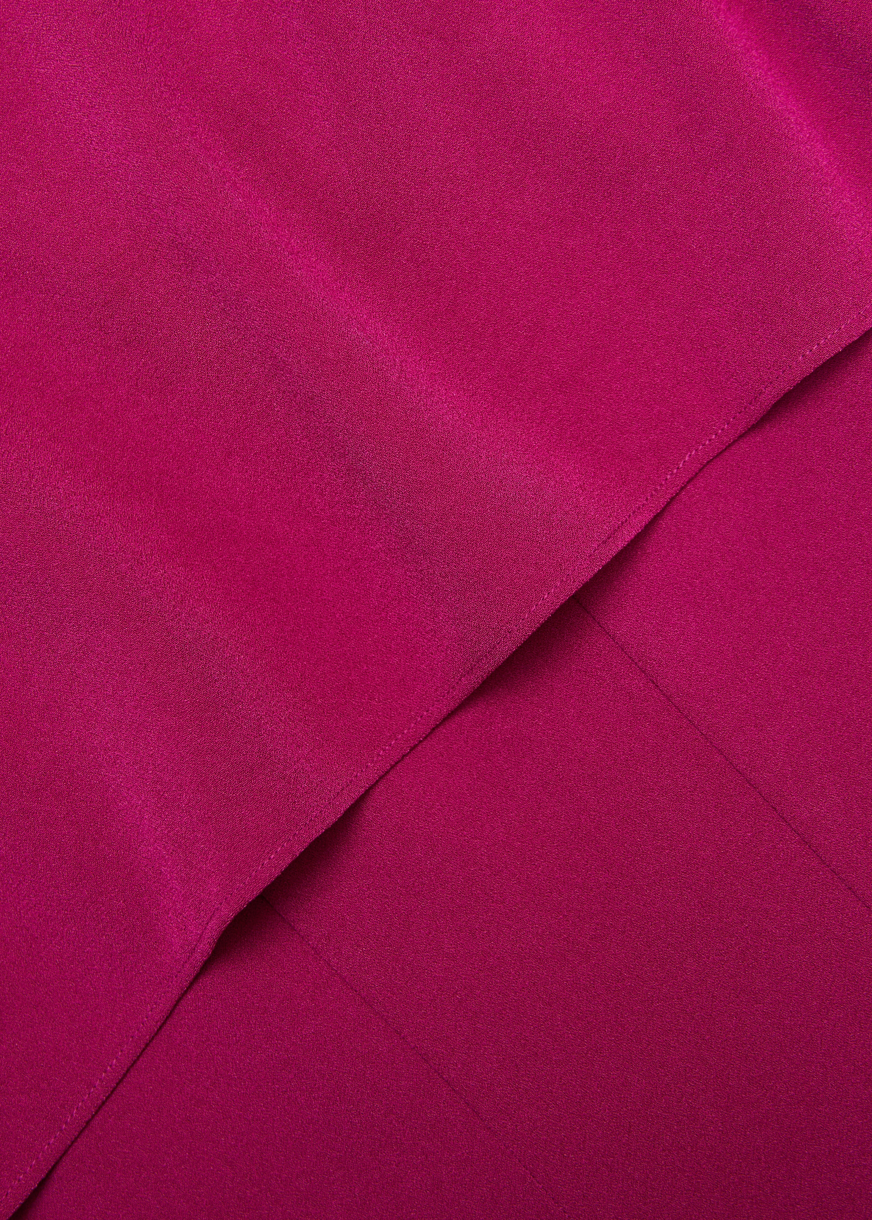 Satin Crepe Cape Midi Dress - Image 5