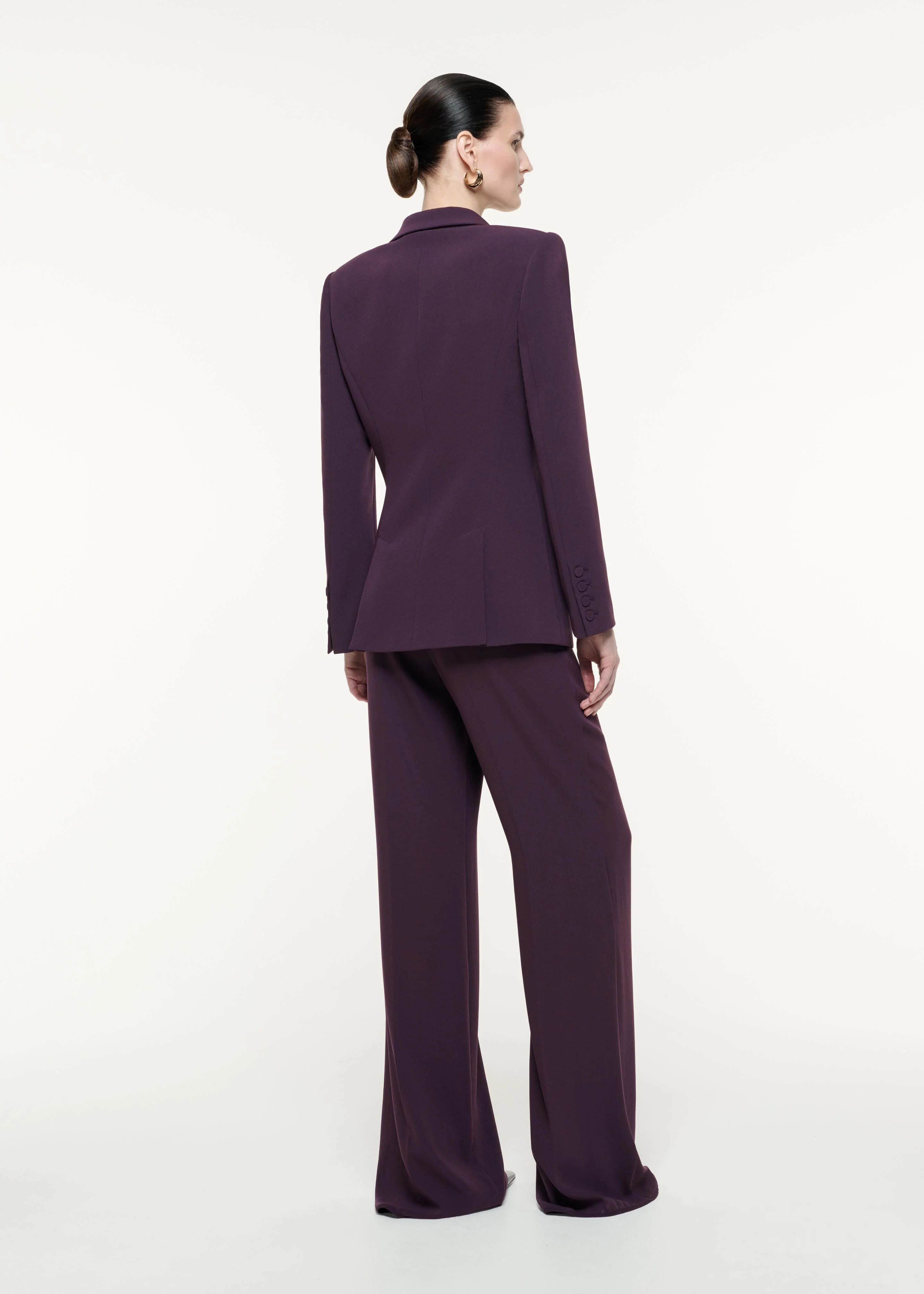 Satin Crepe Trouser - Image 3