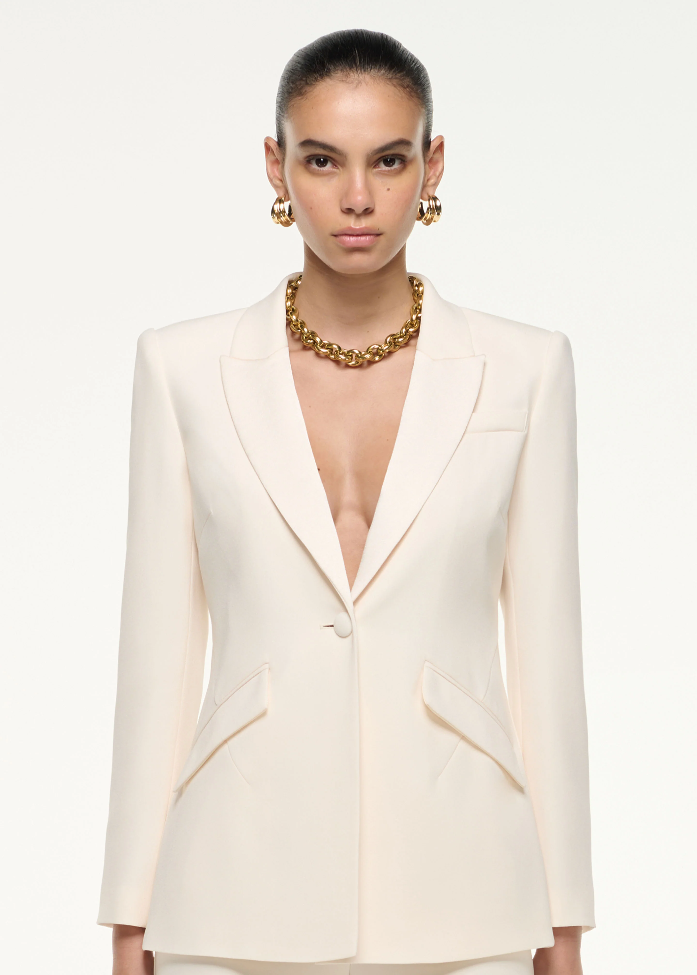 Satin Crepe Trouser - Image 4