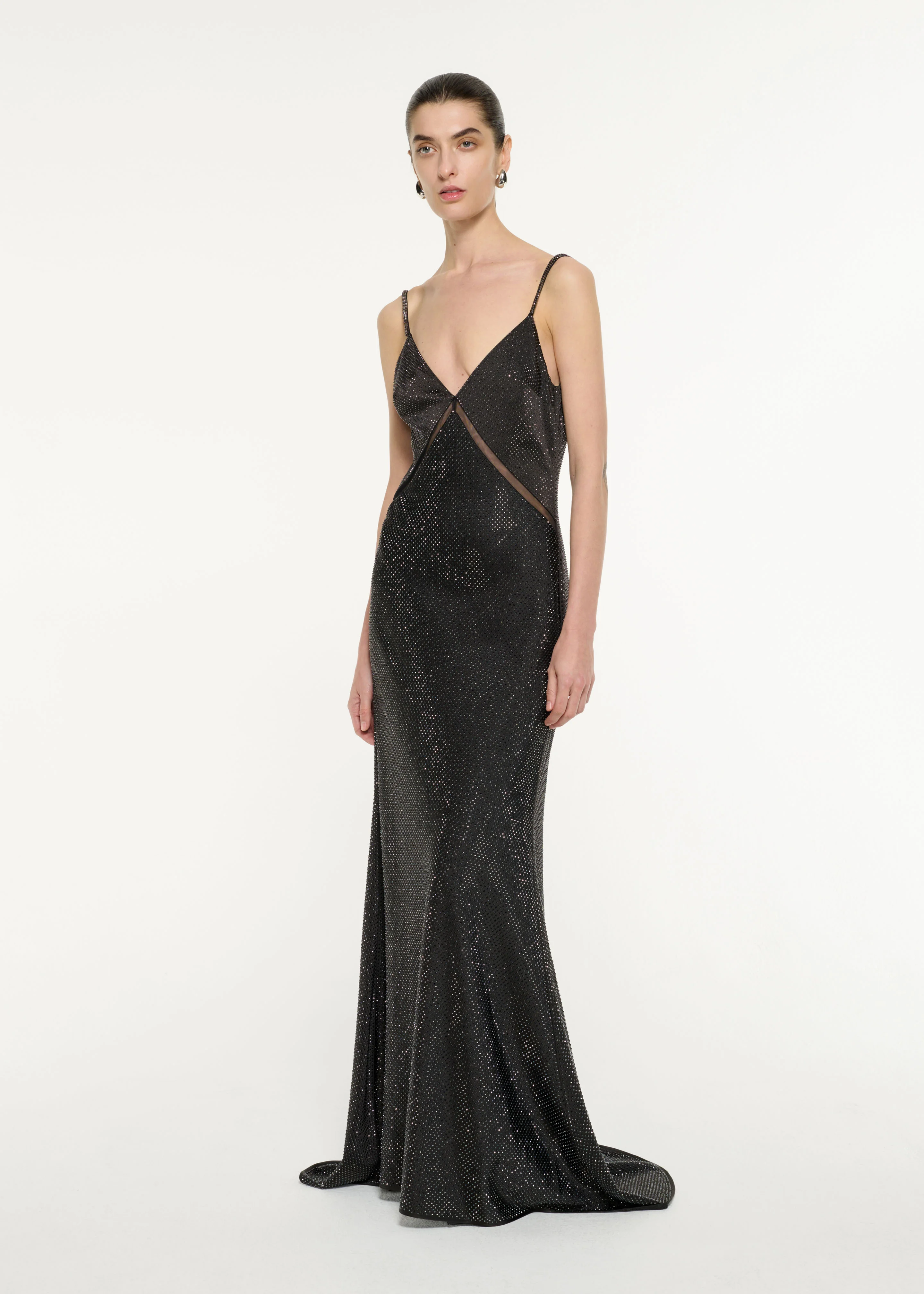 Satin Diamante Gown - Image 2