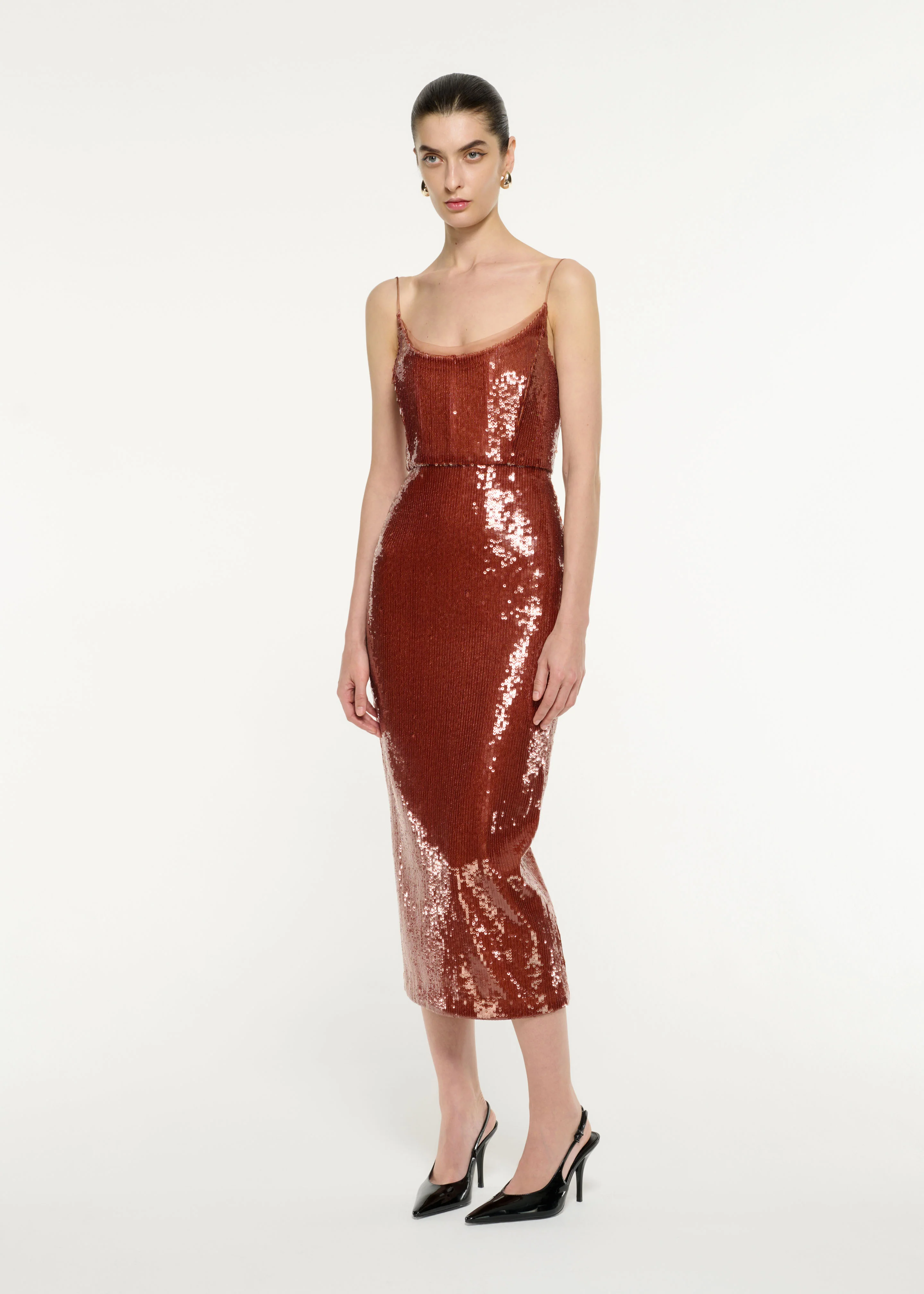 Sequin Midi Dress - Image 2
