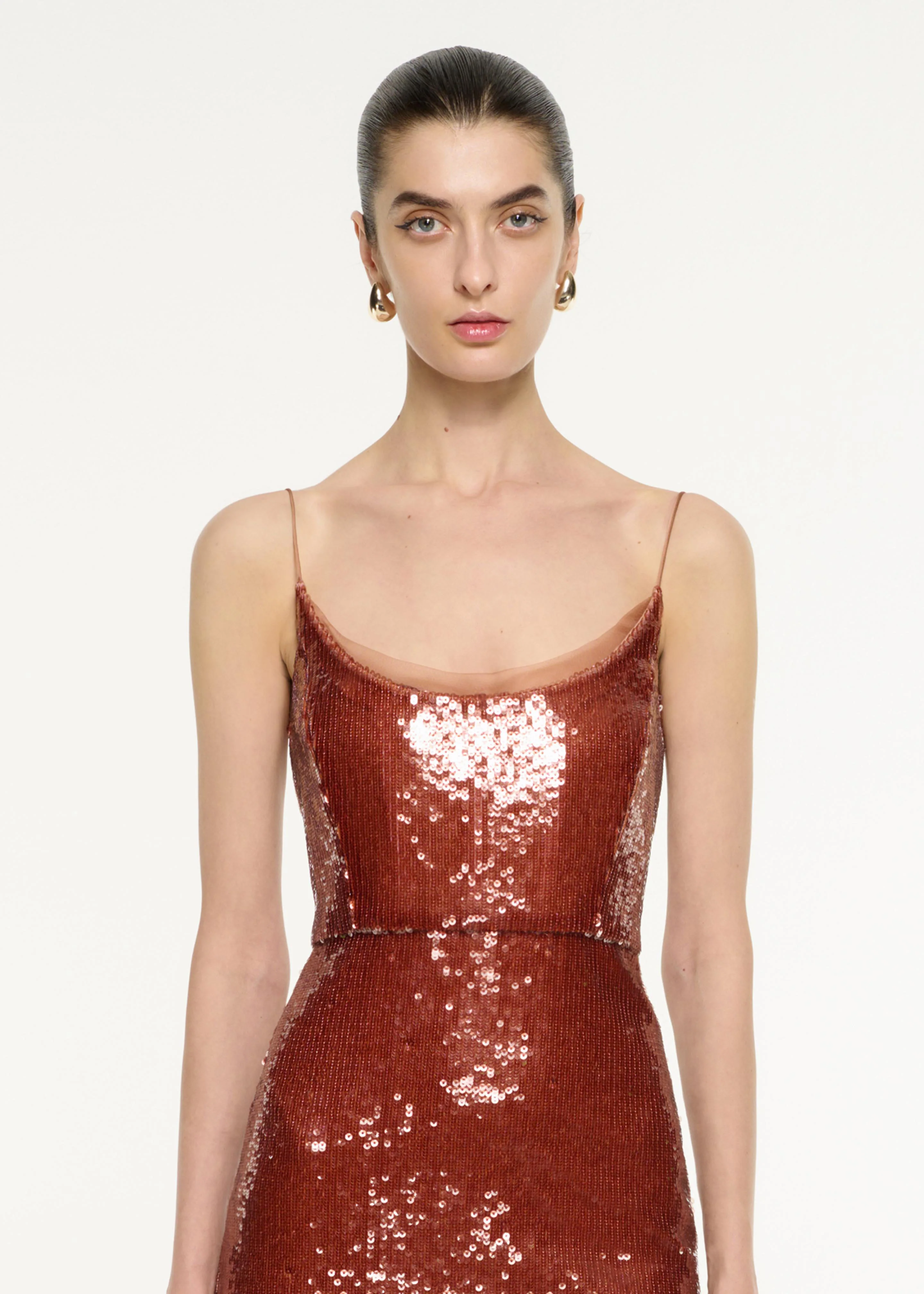 Sequin Midi Dress - Image 4