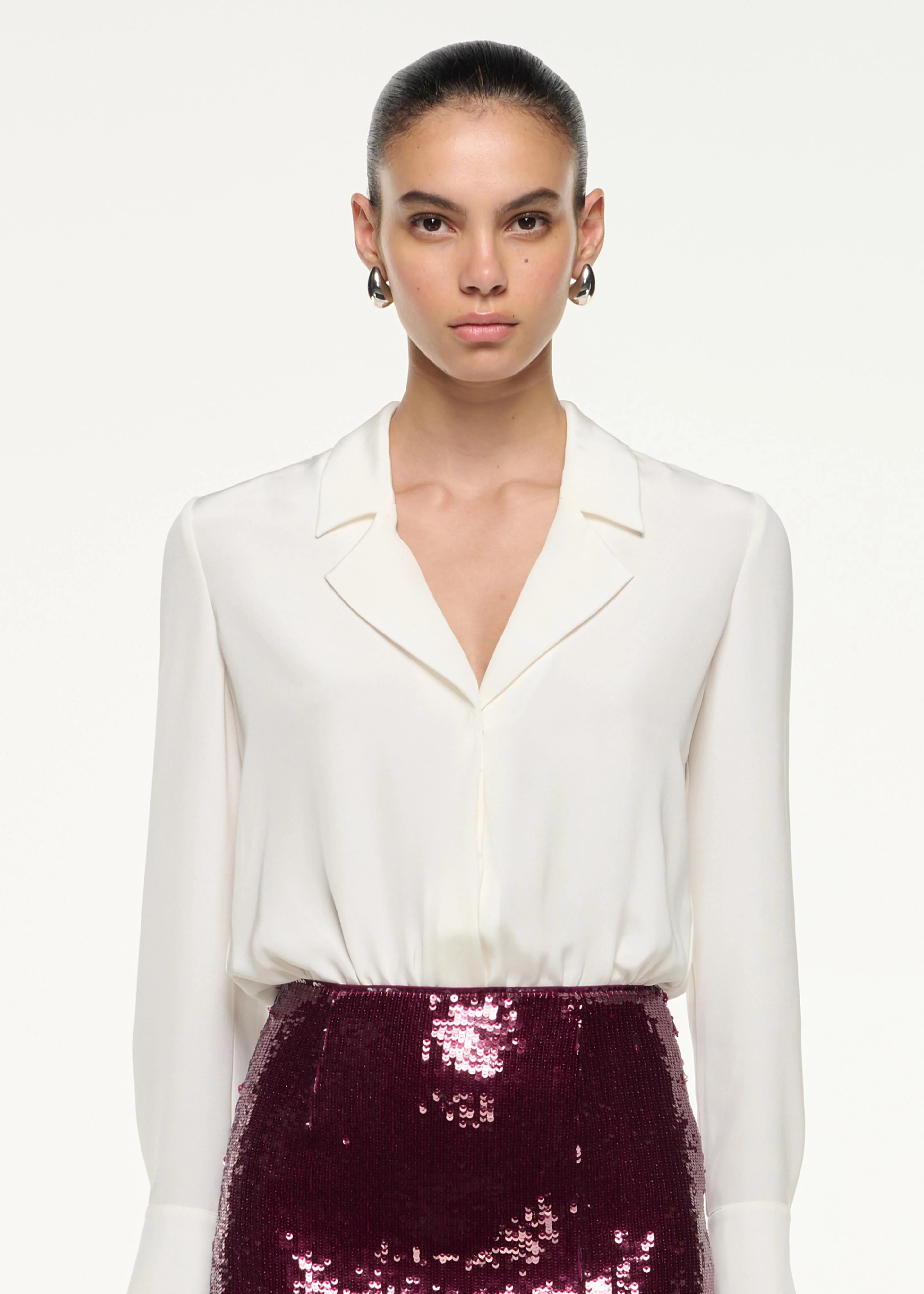 Sequin Midi Pencil Skirt - Image 4