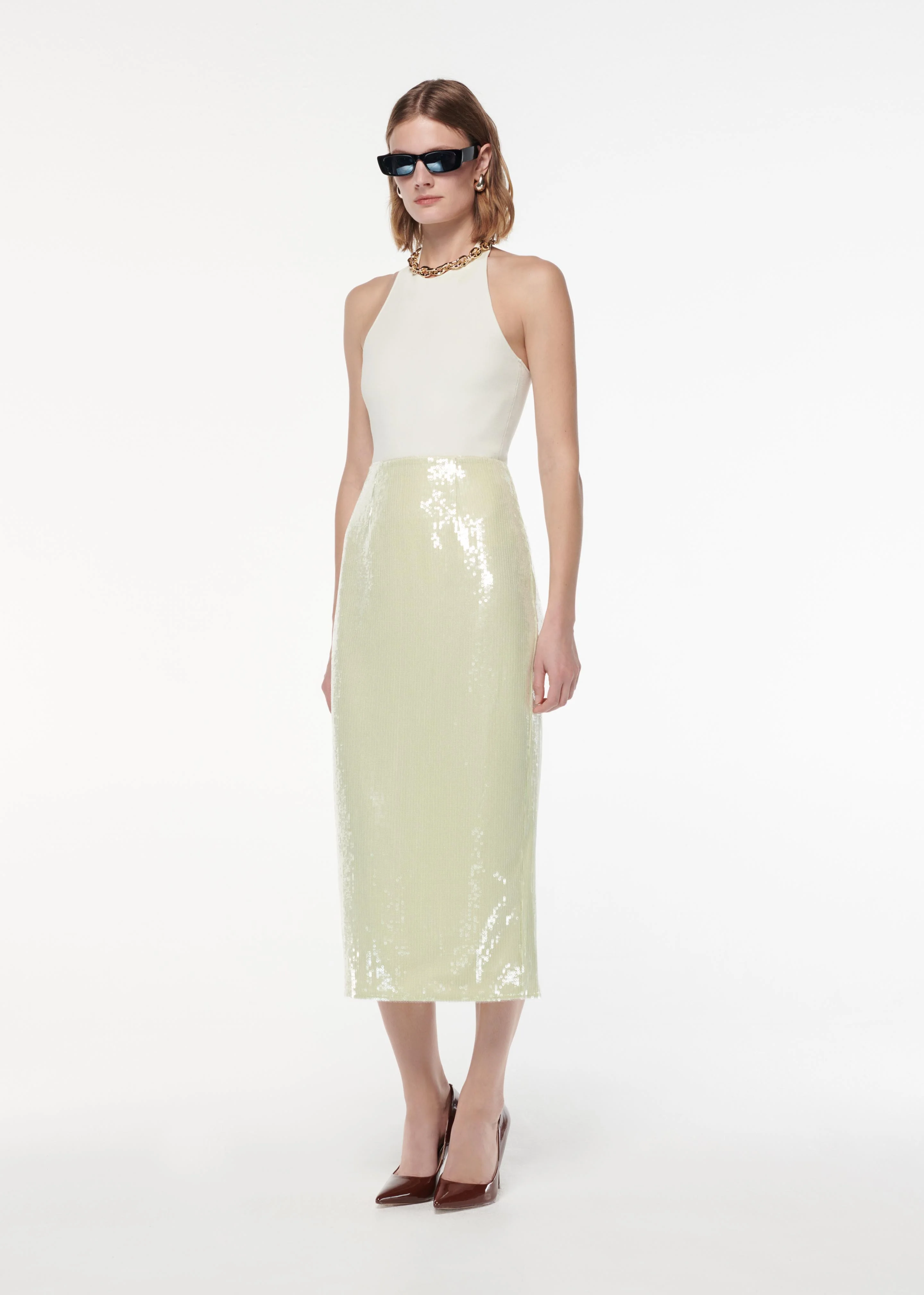 Sequin Midi Skirt - Image 2