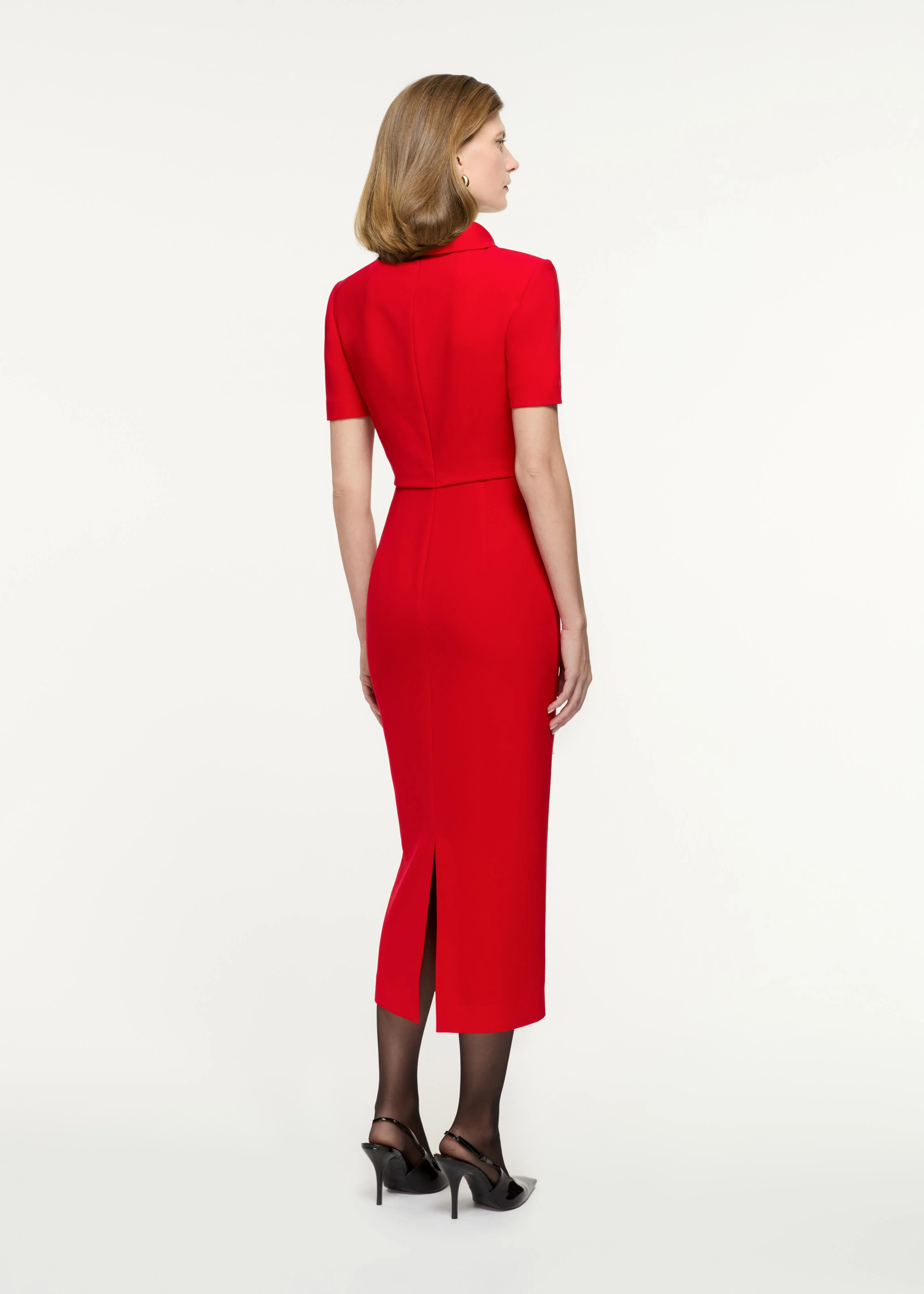 Collared Midi Dress - Image 3