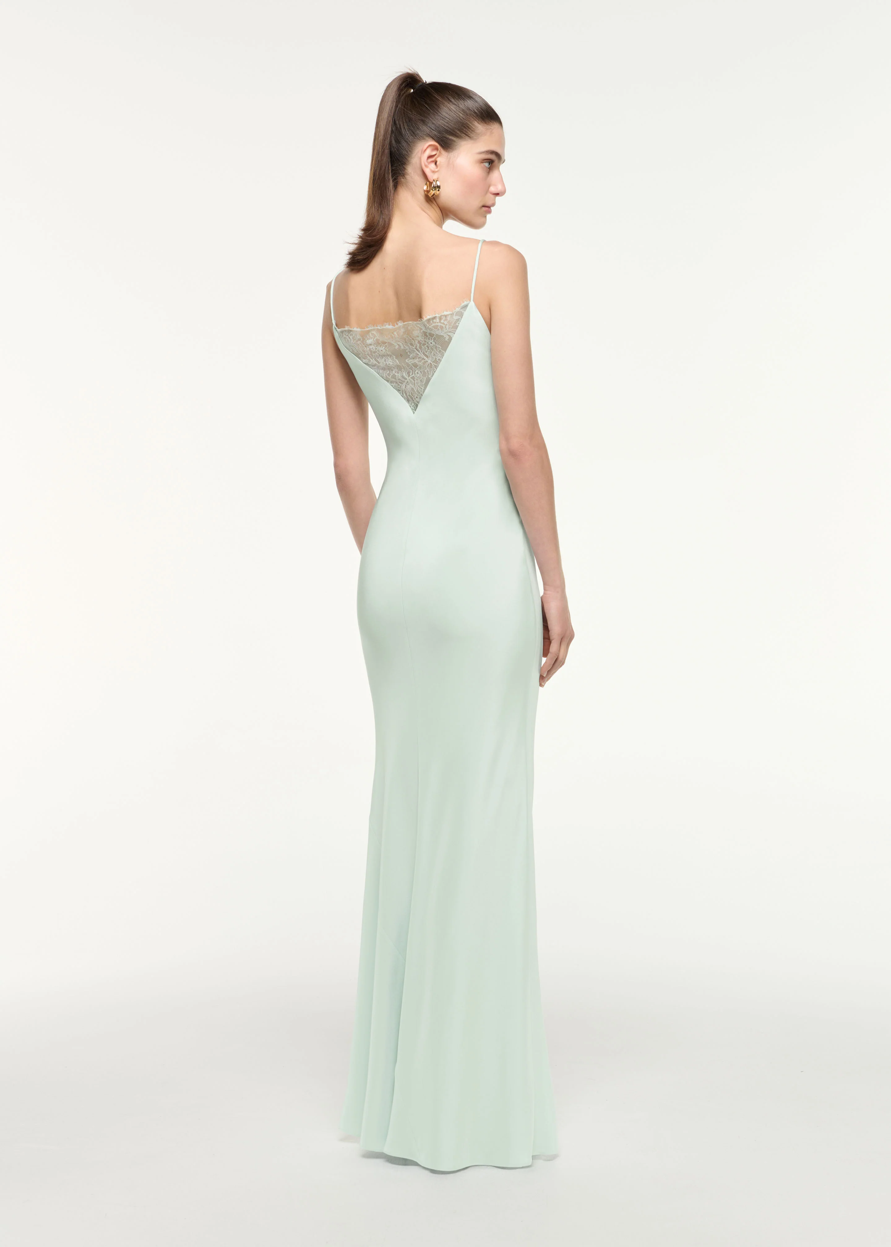 Silk Lace Gown - Image 3